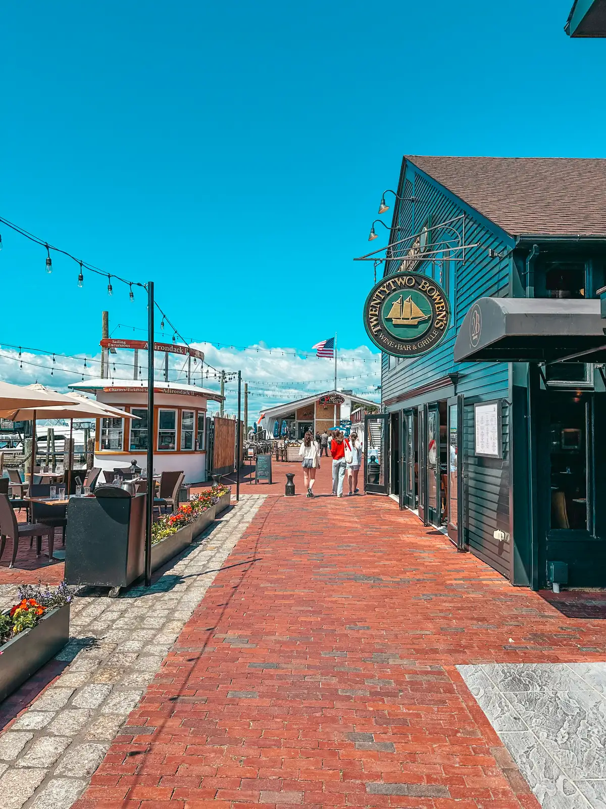 Shops at Bowens Wharf in Newport Rhode Island