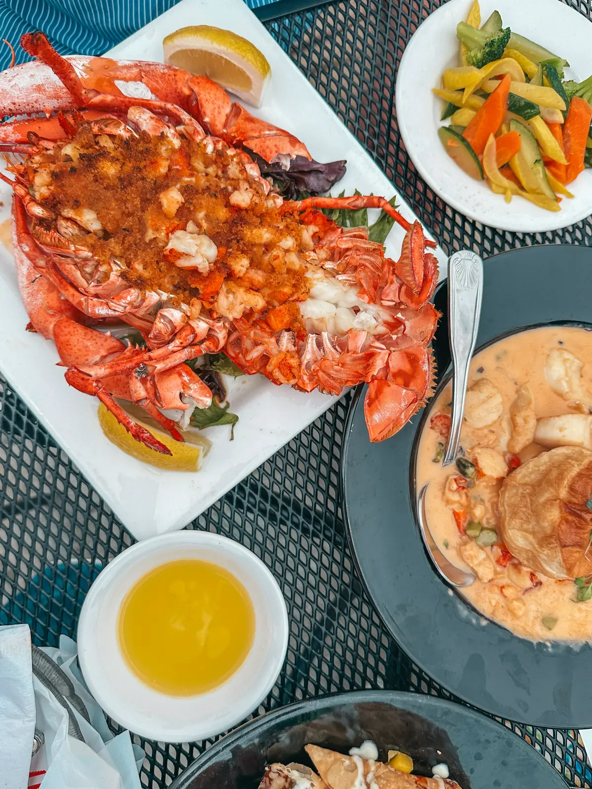 Stuffed lobster from Pilot House in Sandwich