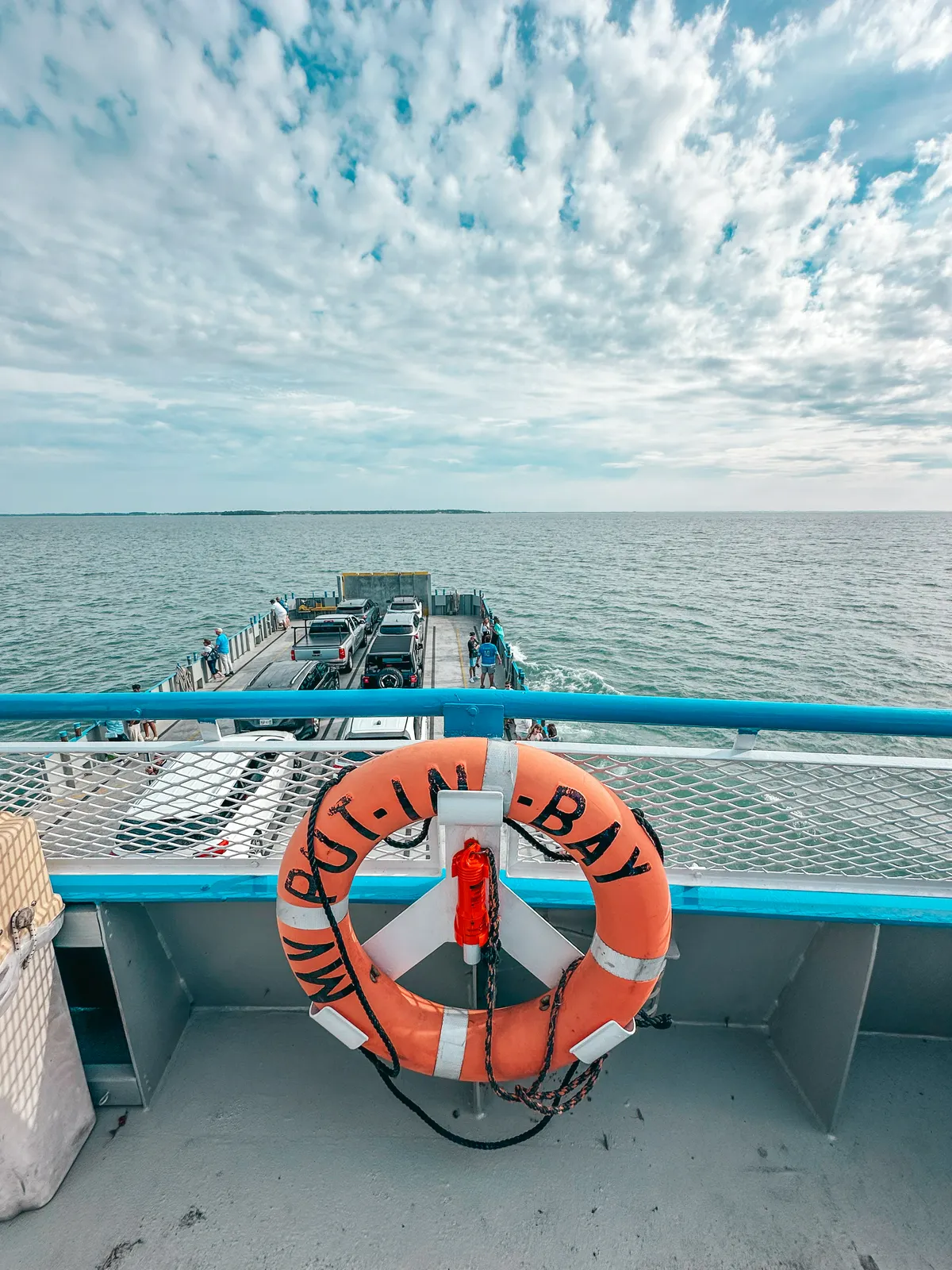 Upper deck of the Miller Ferry