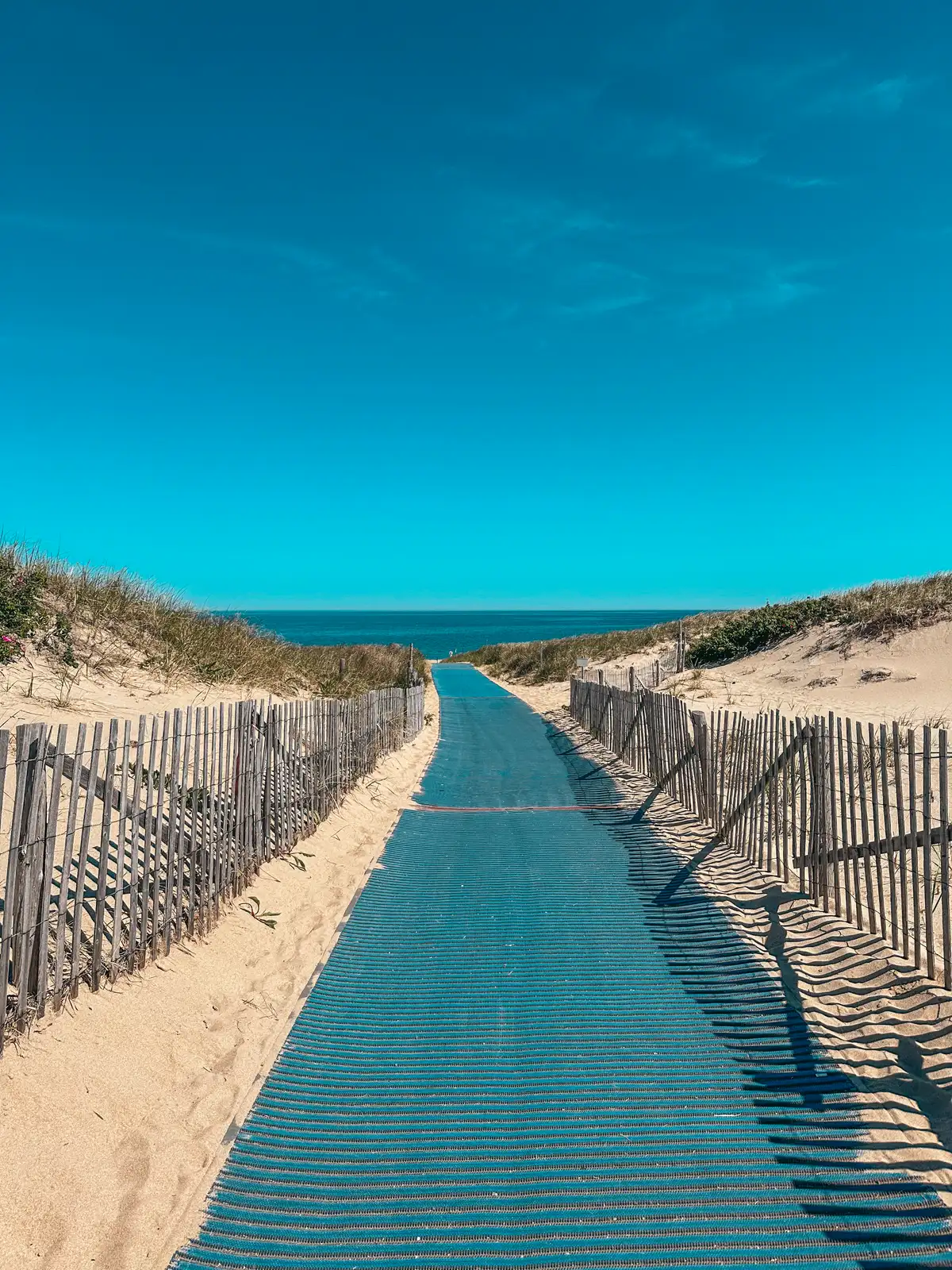 Walkway to Race Point Beach on Cape Cod