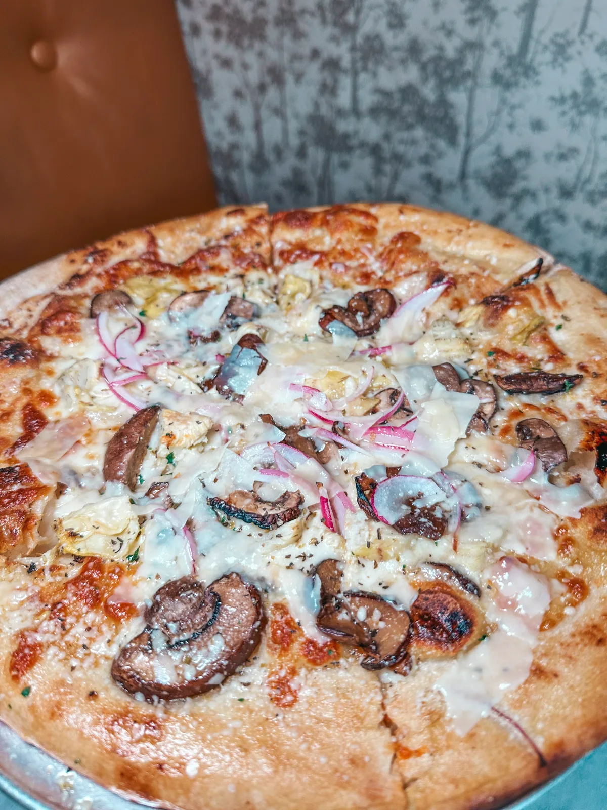 White pizza from Forno in Columbus Ohio