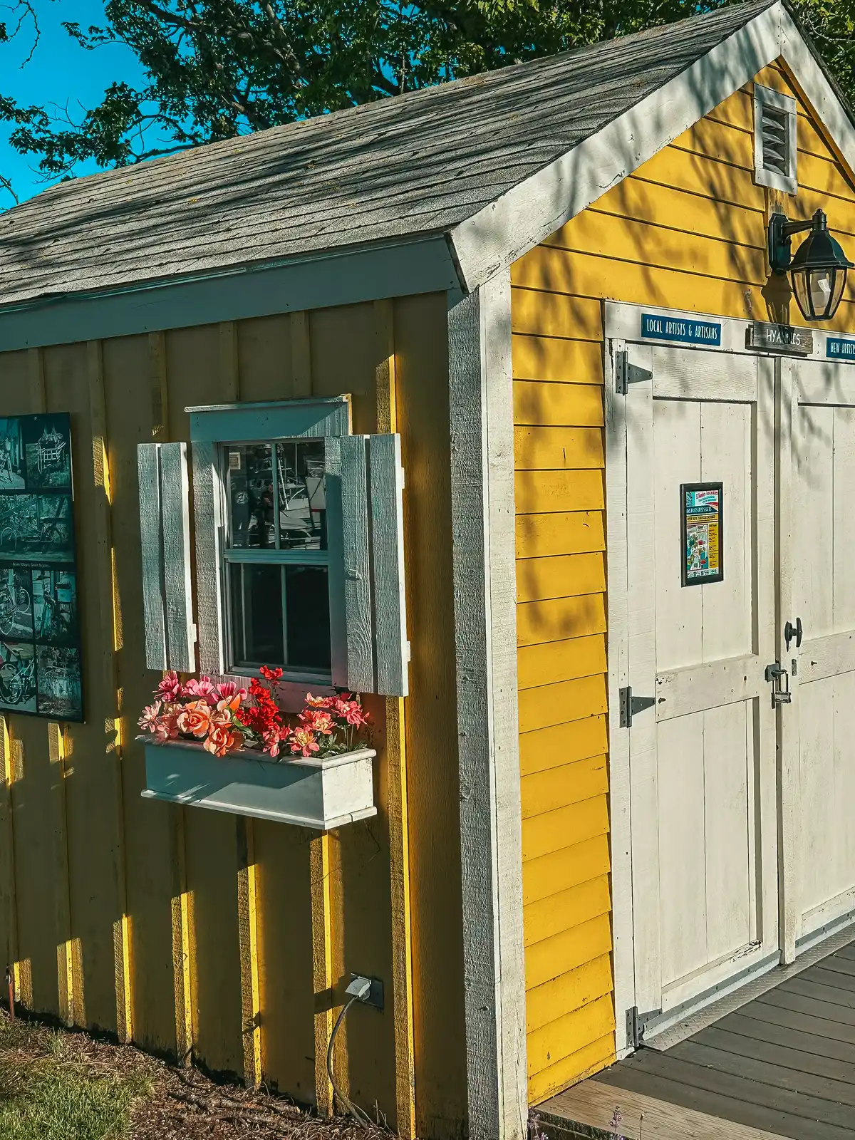 Yellow Artist Shanty in Hyannis Cape Cod
