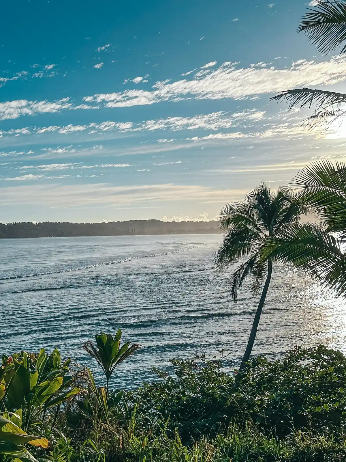 Beautiful lookout at a beach on Kauai's North Shore