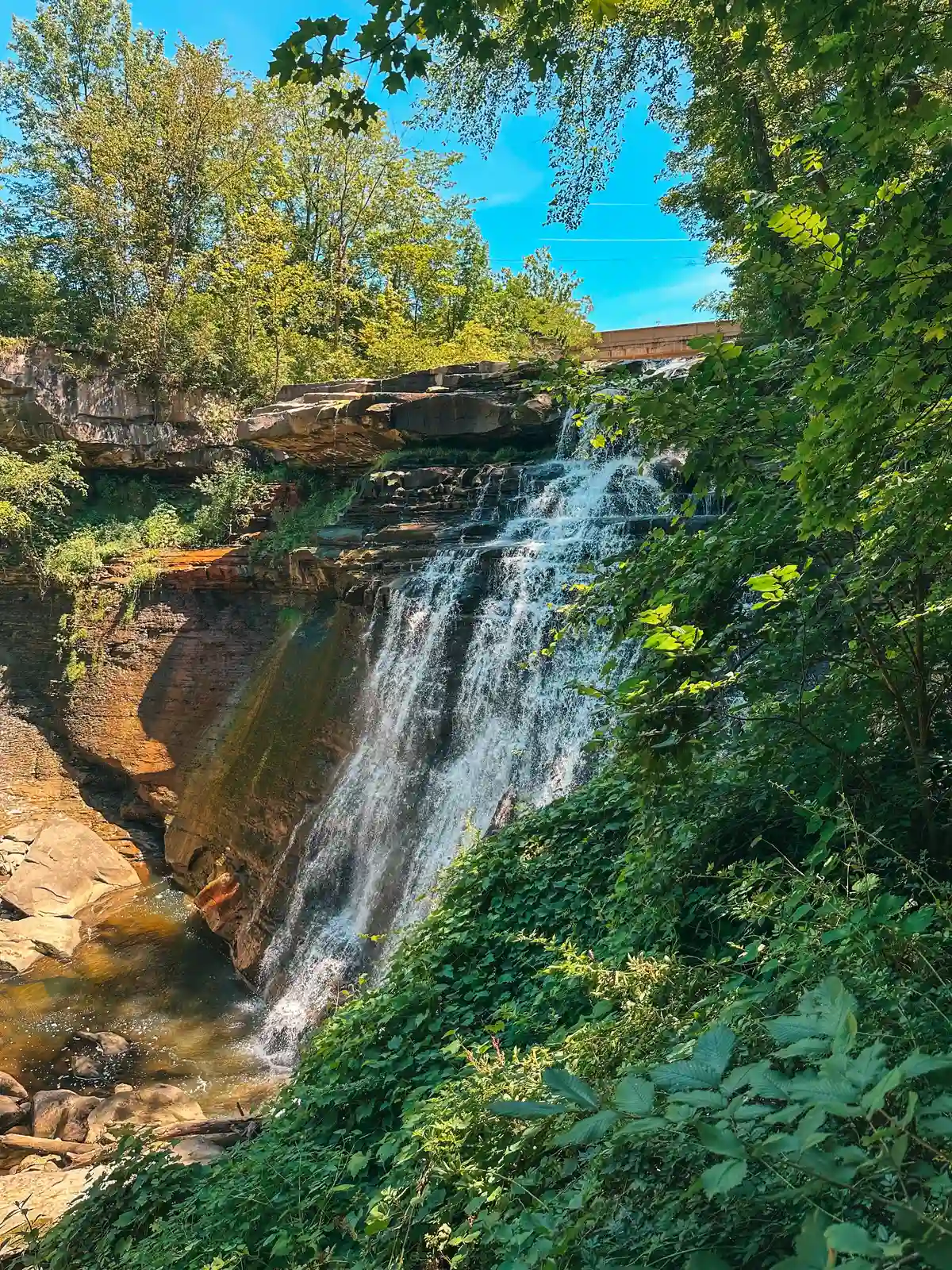 Brandywine Falls in Summit County Ohio