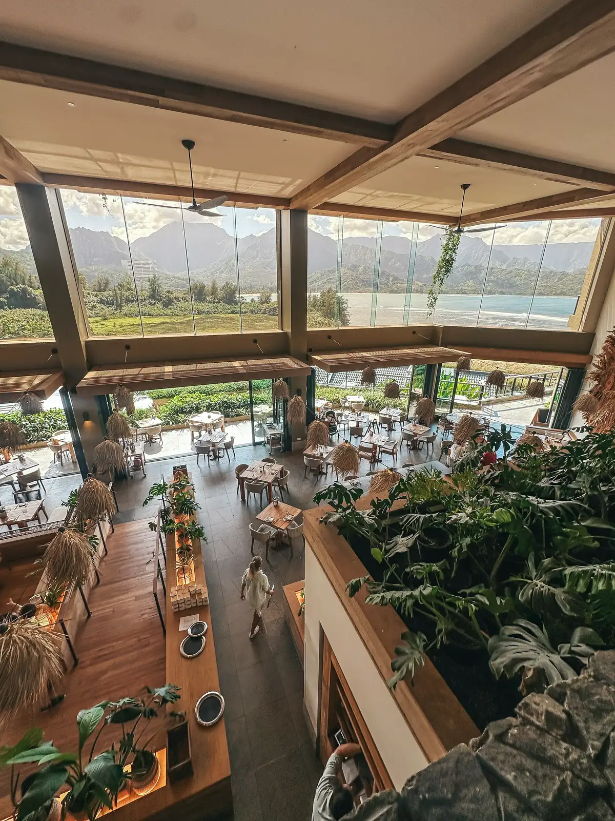 Dining area at 1 Hotel Hanalei Bay on Kauai