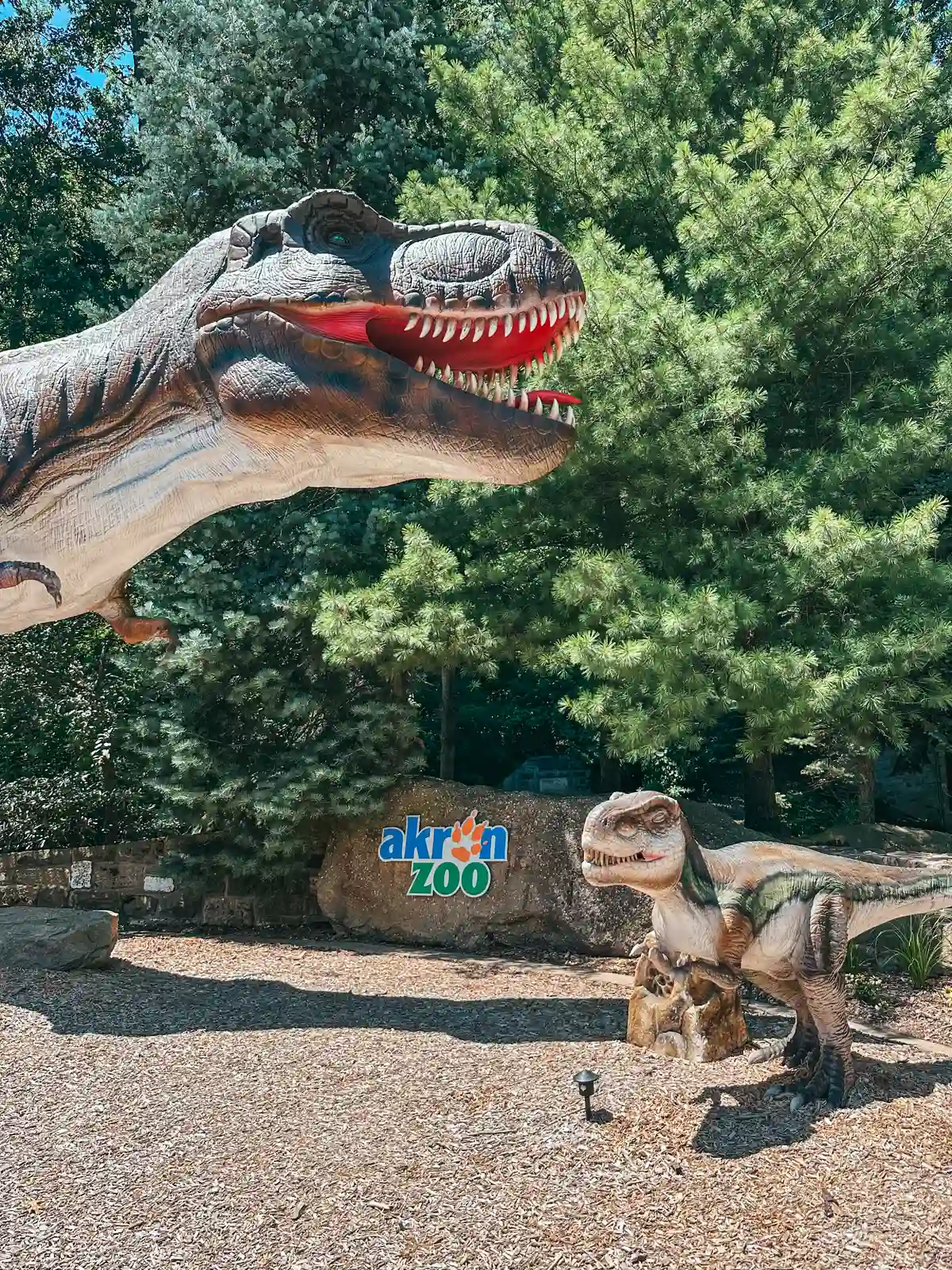 Entrance at the Akron Zoo in Ohio