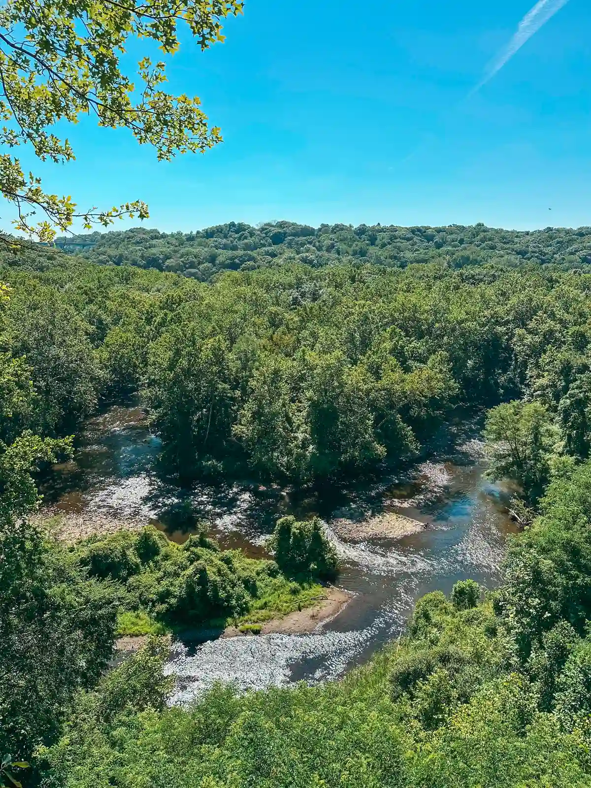 Epic views from Overlook Trail at Summit Metro Parks in Ohio