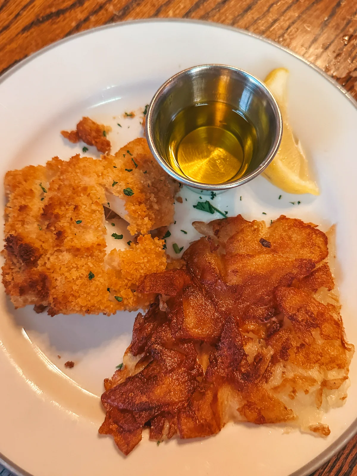Fish dish from Benders in Canton Ohio