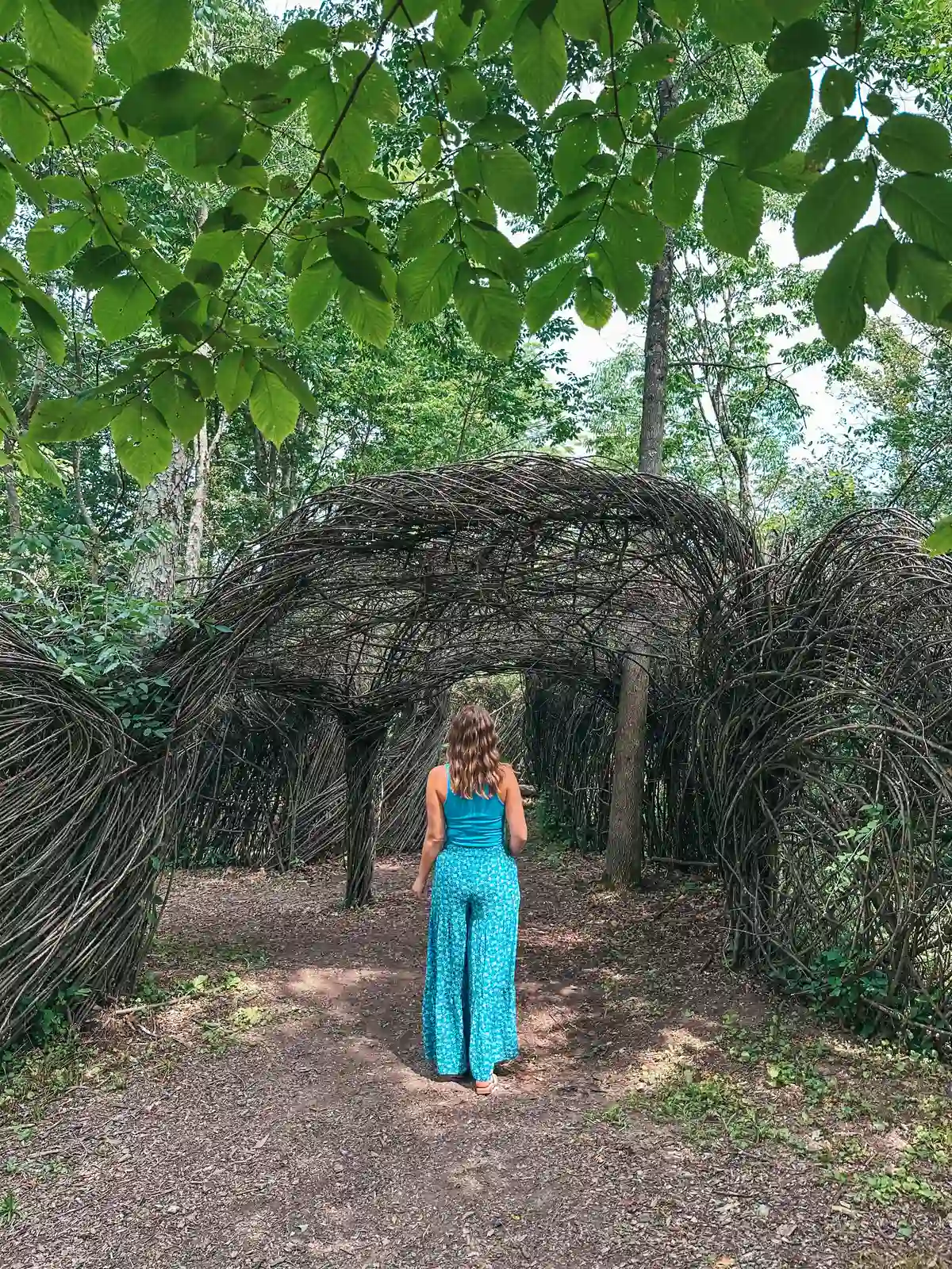 Interesting installation at Beech Creek Botanical Garden and Nature Preserve near Canton Ohio