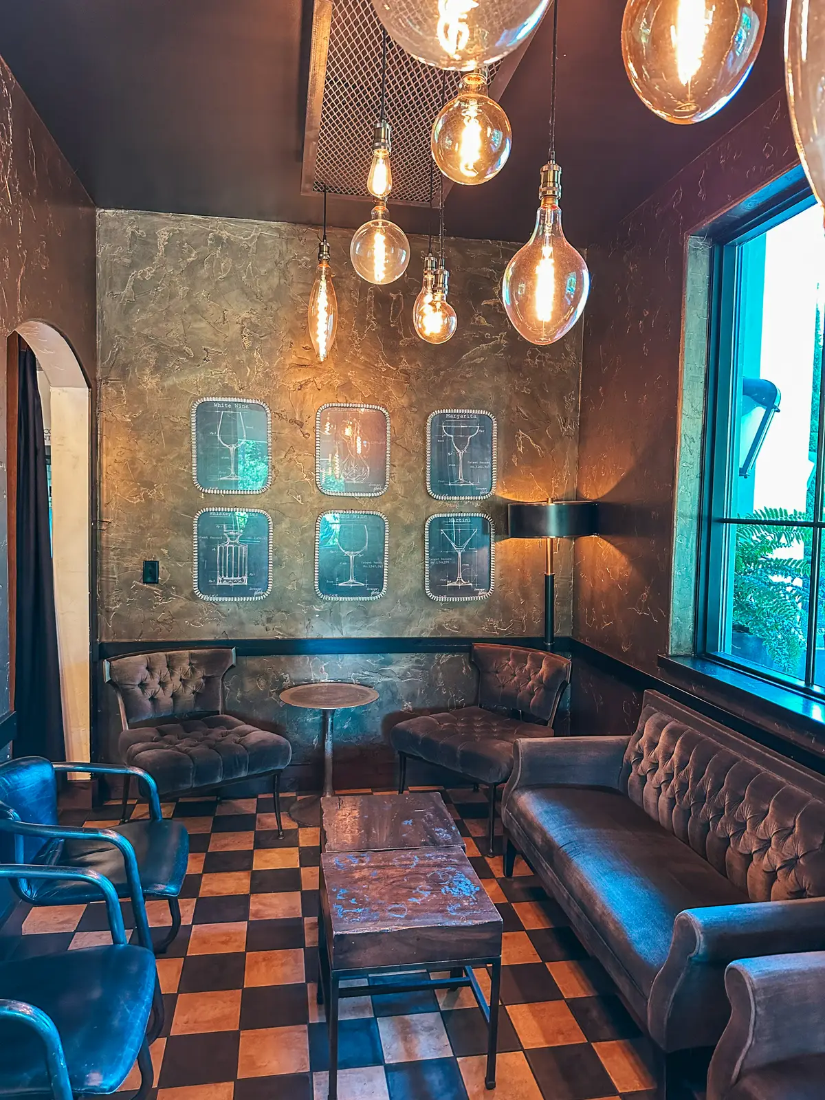 Intimate room inside of The Still House at Gervasi Vineyard in Canton Ohio