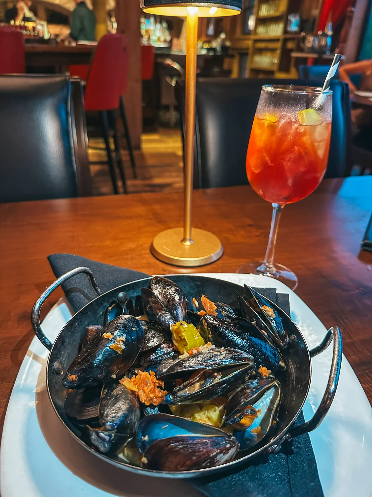 Mussels from The Bistro at Gervasi Vineyard in Canton Ohio