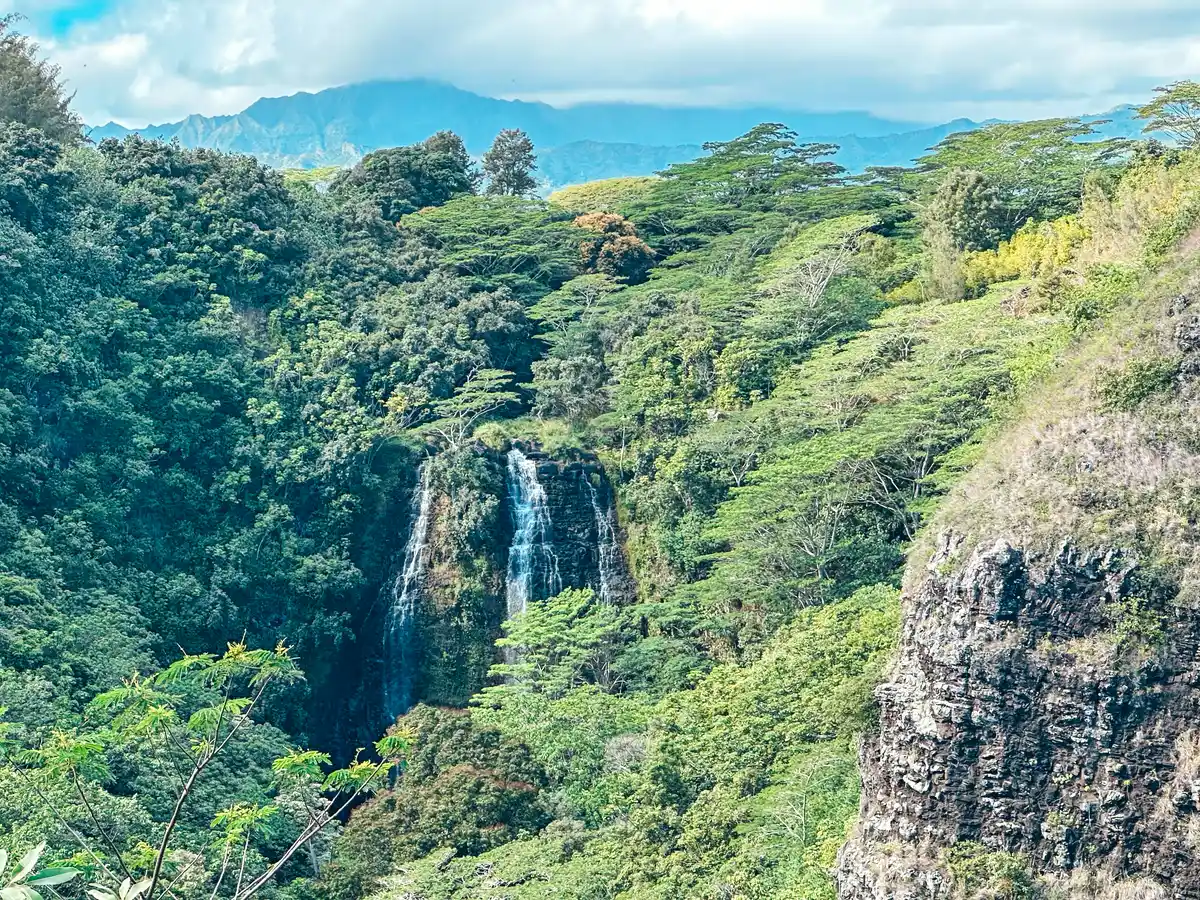 Opaekaʻa Falls on Kauai