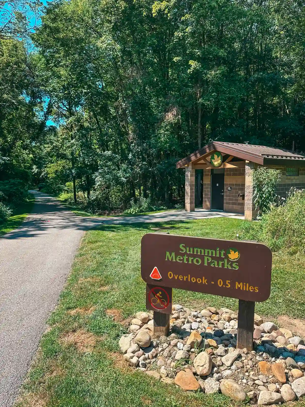 Overlook Trail at Summit Metro Parks in Ohio
