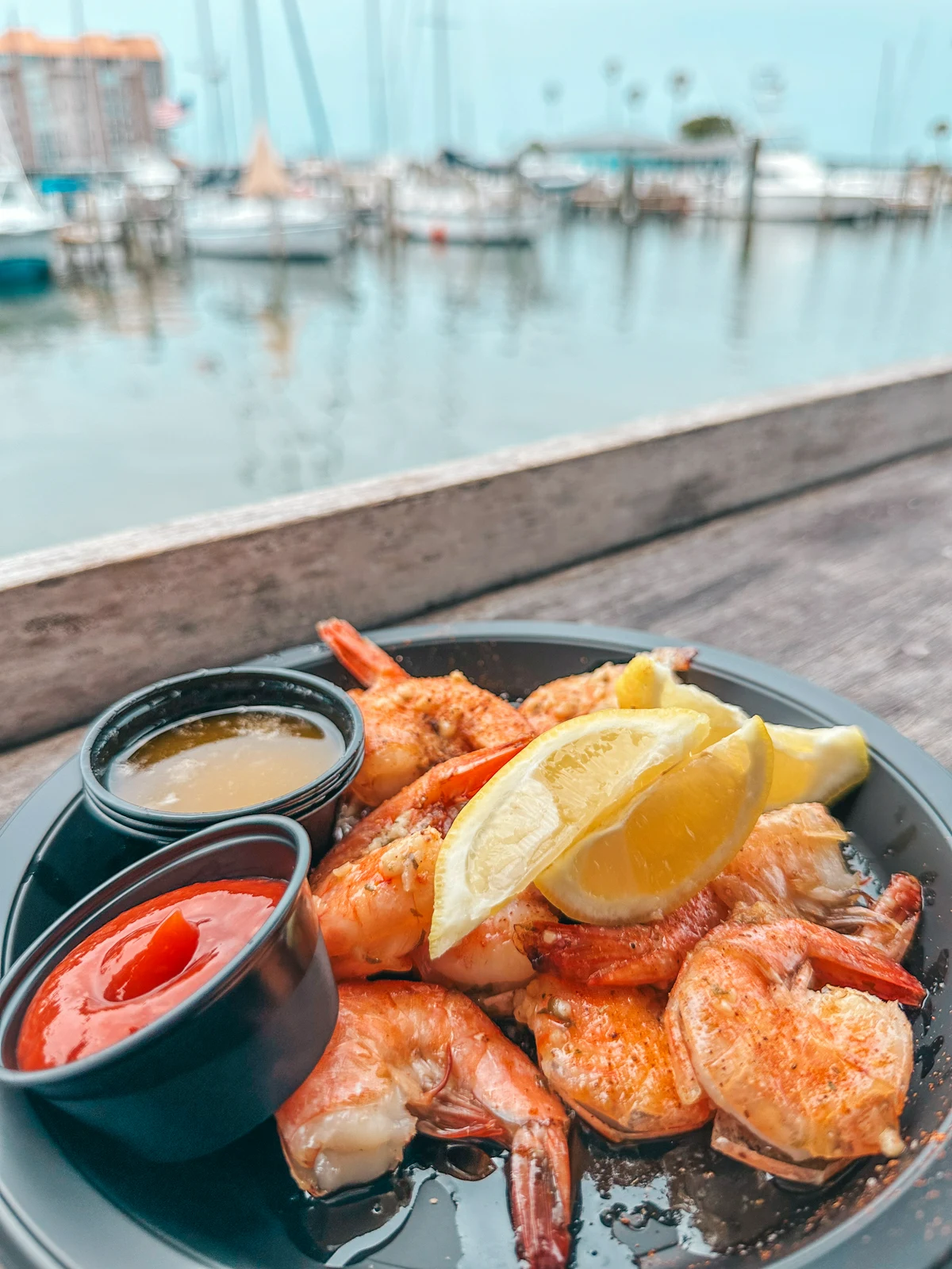 Peel and eat shrimp from Olde Bay Cafe in Dunedin