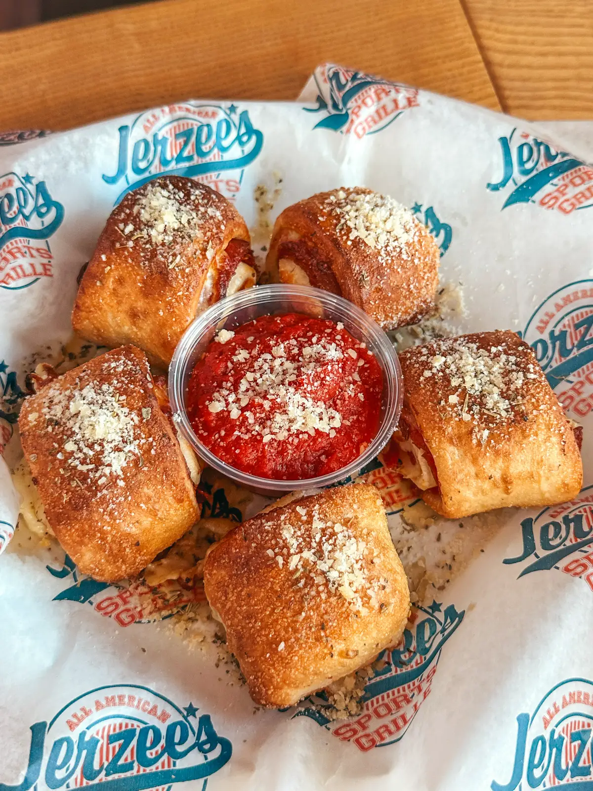 Pepperoni rolls from Jerzees Cafe in Canton Ohio
