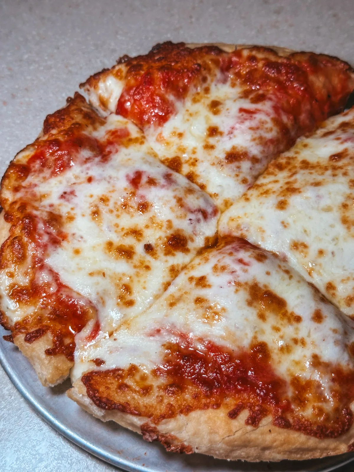 Pizza from Luigis in Akron Ohio