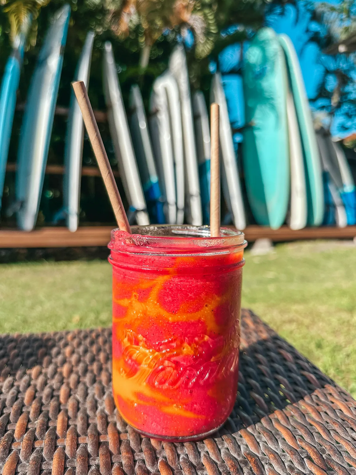 Smoothie from Wishing Well in Hanalei