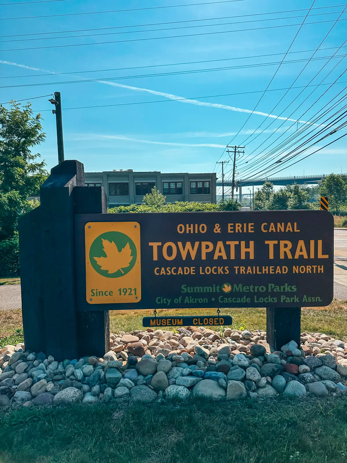 Towpath Trail in Akron Ohio