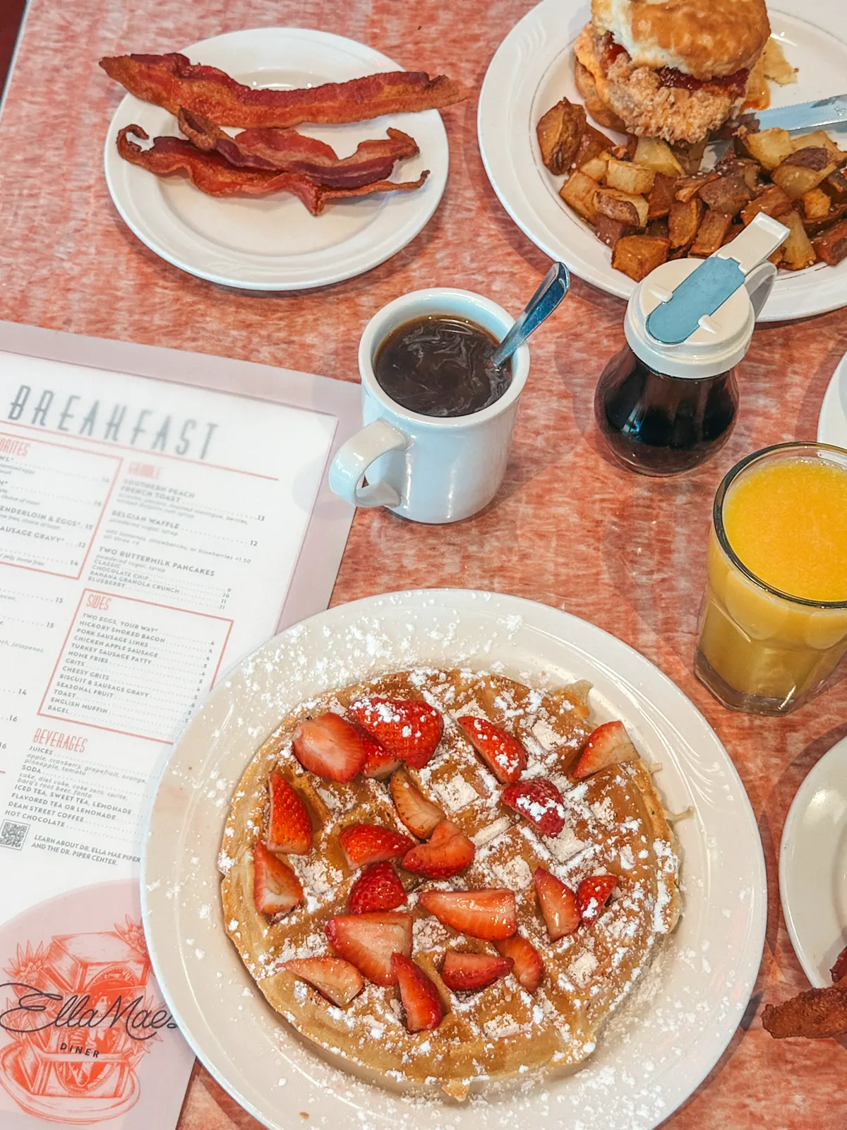 Breakfast at Ella Mae’s Diner in Fort Myers Florida