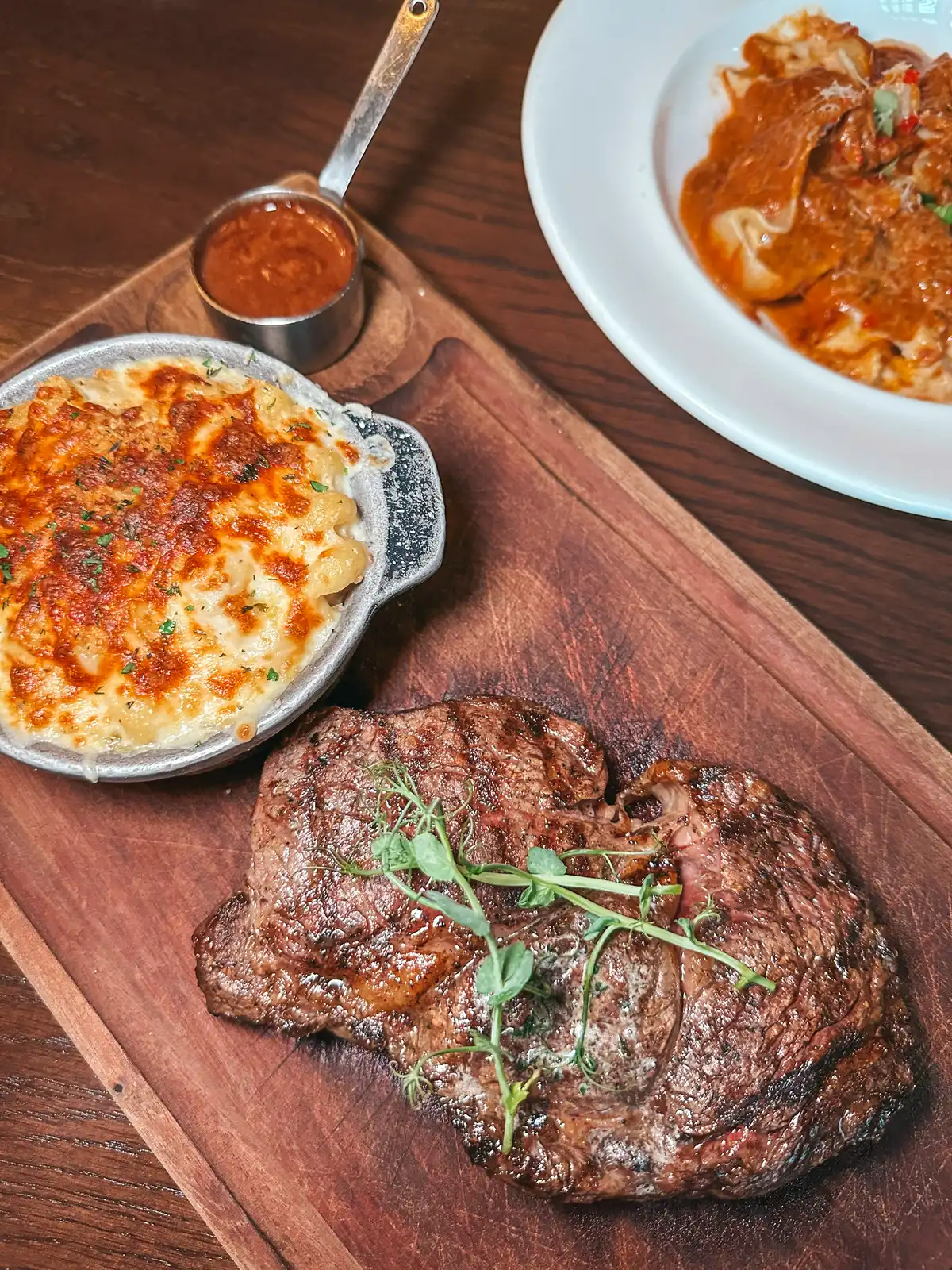 Delmonico steak from HEW Parlor and Chophouse in Dunedin Florida