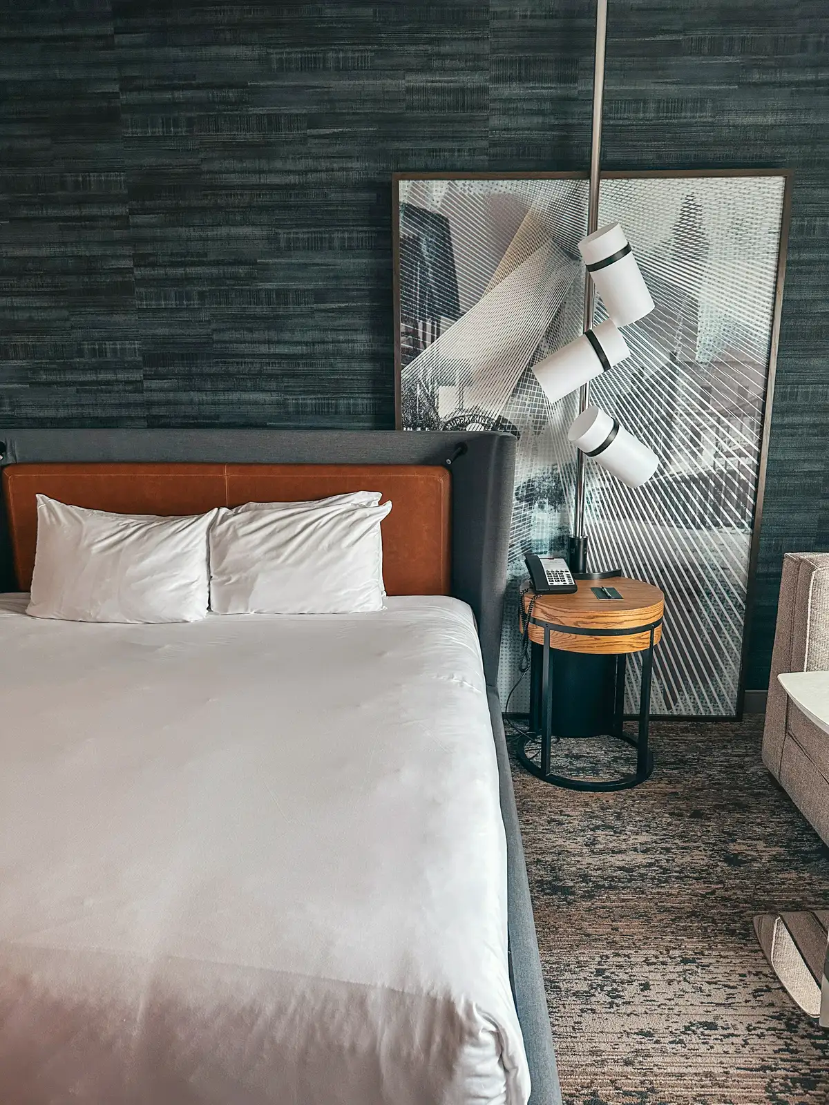 King suite at the Luminary Hotel in Fort Myers
