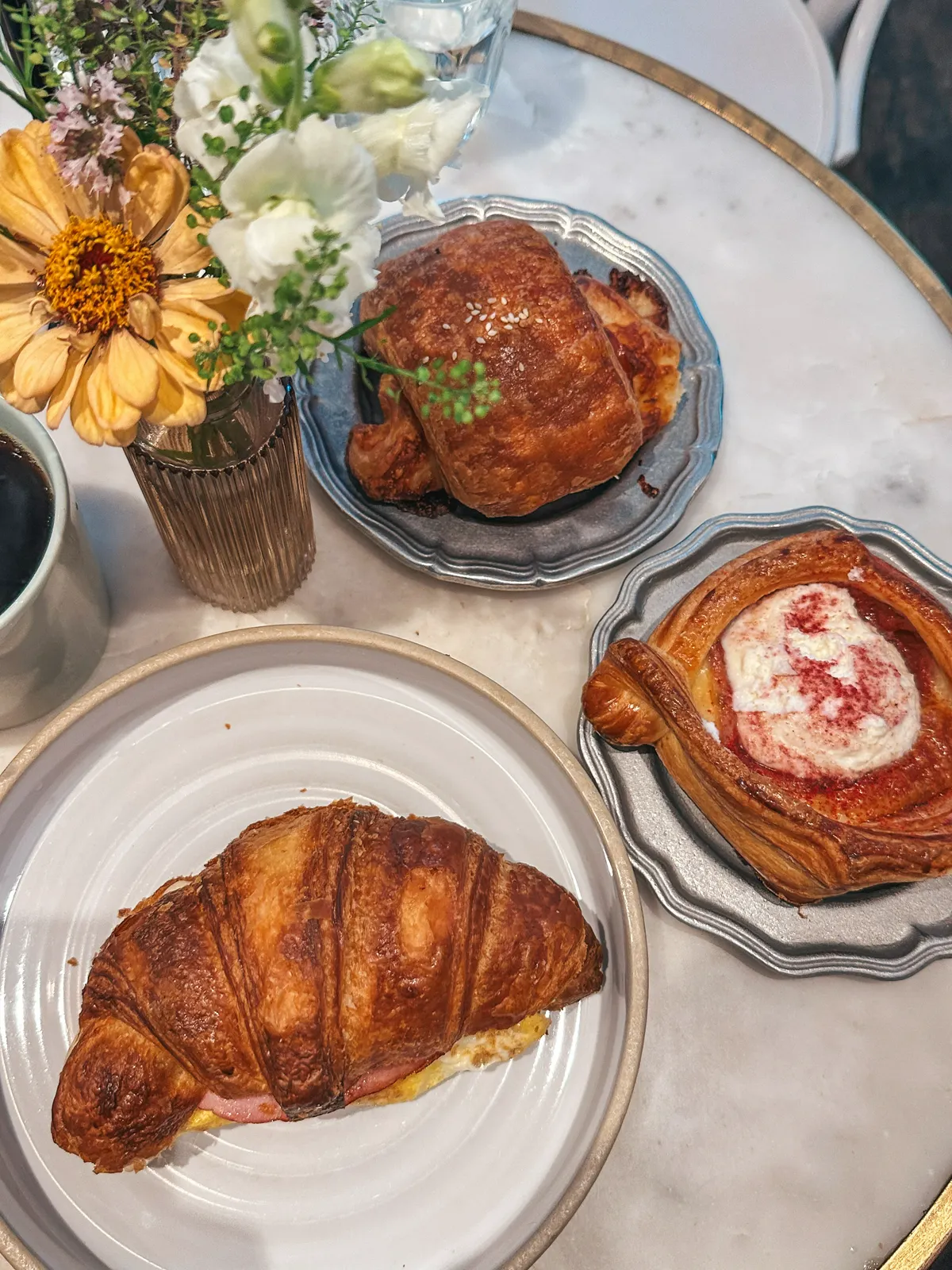 Breakfast Spread At Persephone Bakery In Jackson Wyoming