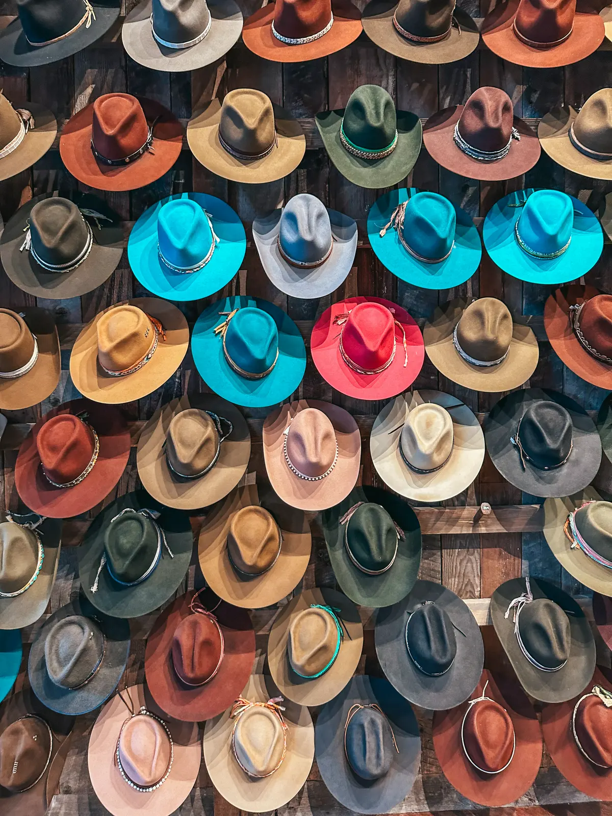 Hat Wall At Kemo Sabe In Jackson Wyoming