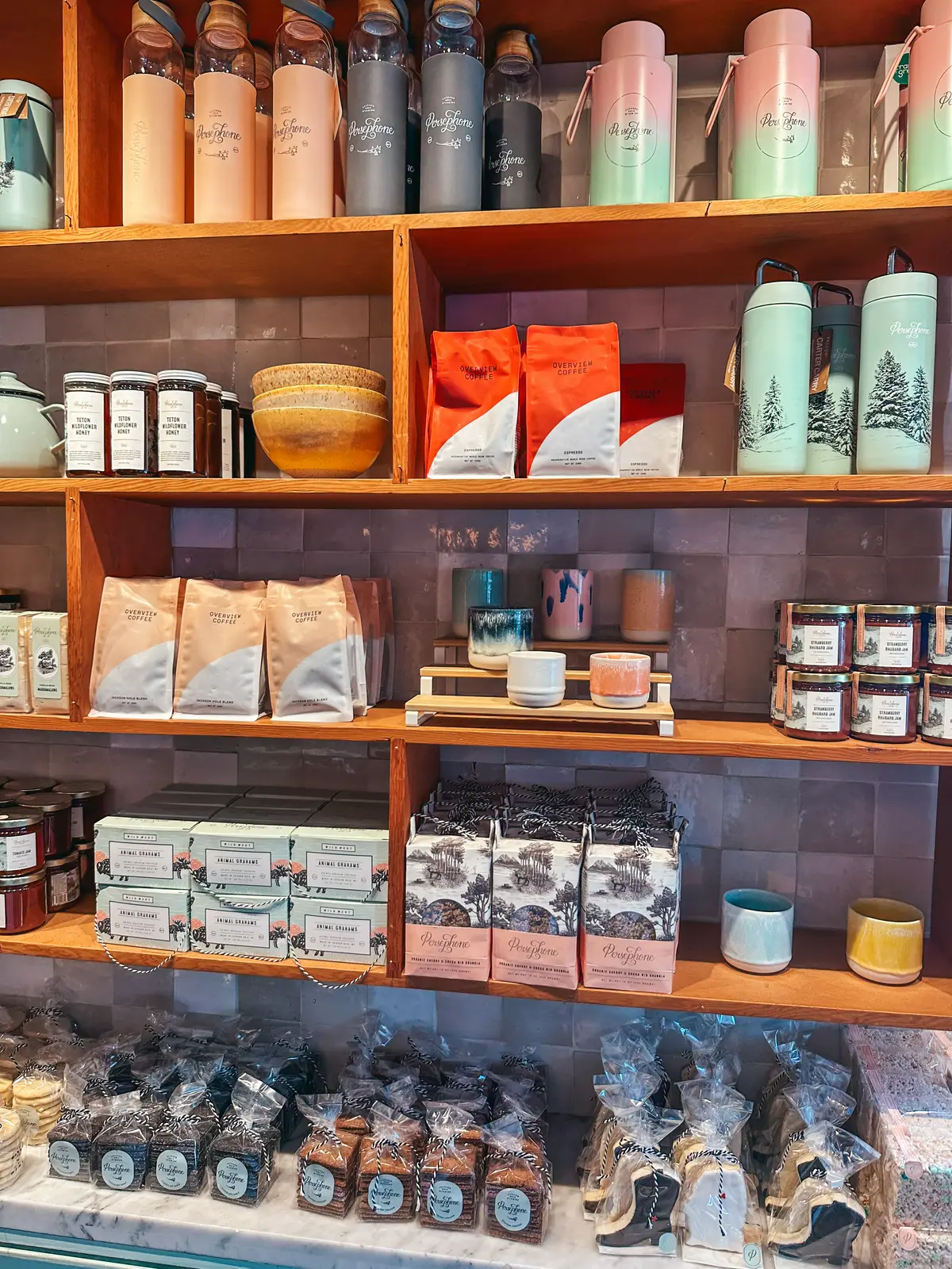 Retail Items At Persephone Bakery In Jackson Wyoming