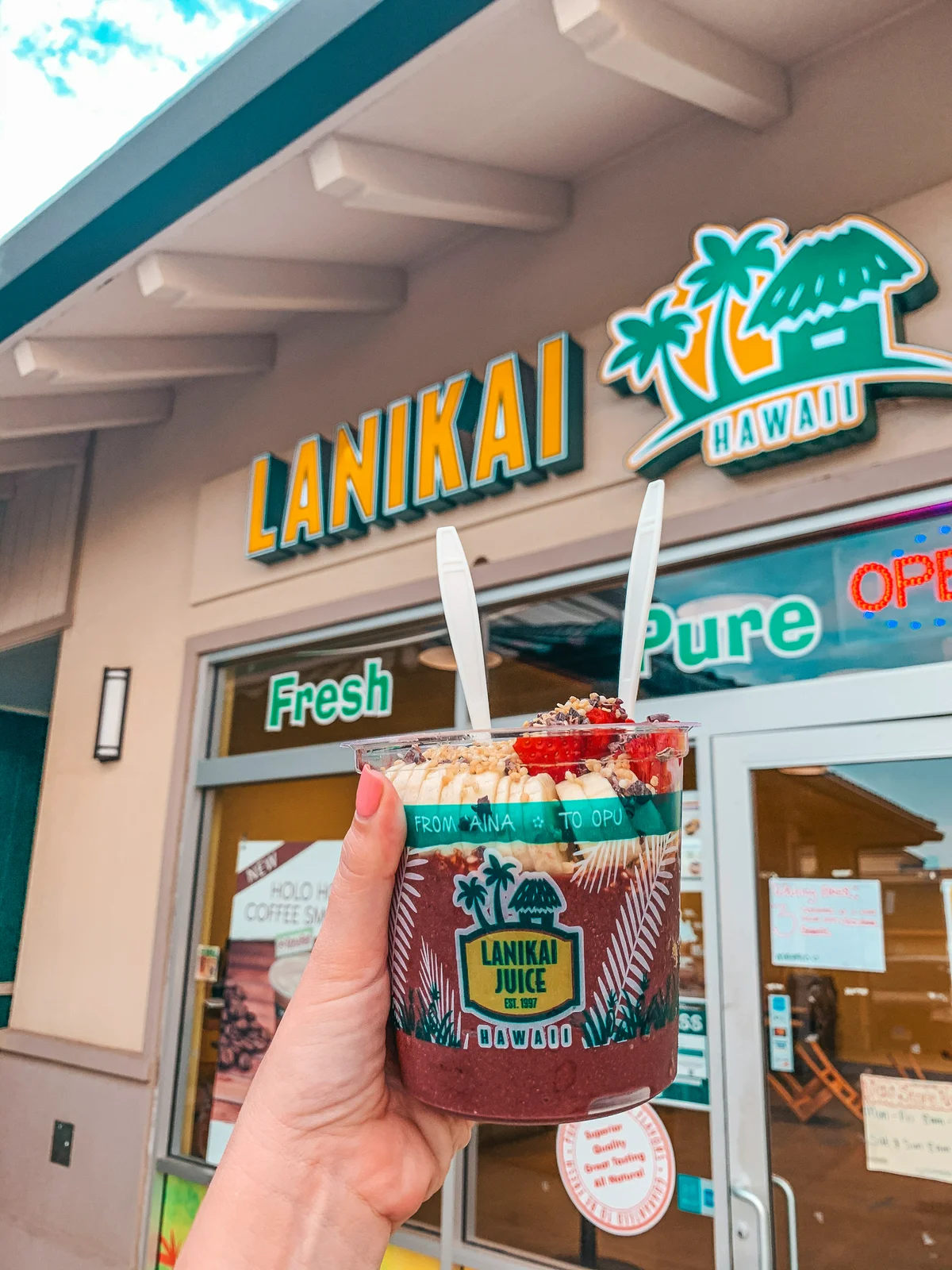 Acai Bowl From Lanikai Juice On Oahu