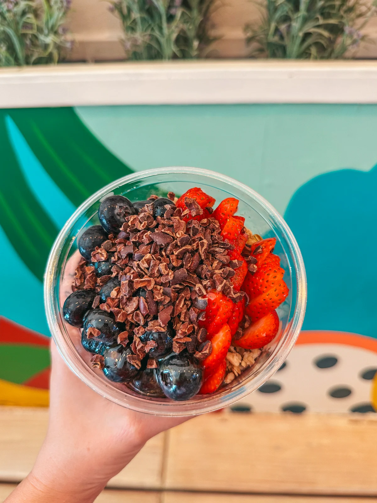 Acai Bowl From Tropical Tribe In Haleiwa On Oahu