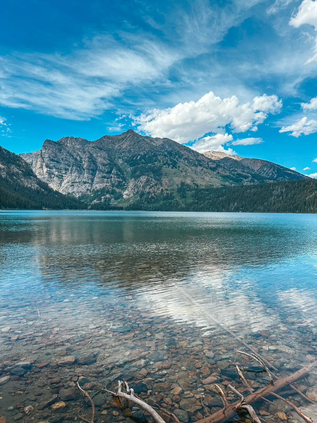 Beautiful View Of Phelps Lake In Grand Teton National Park