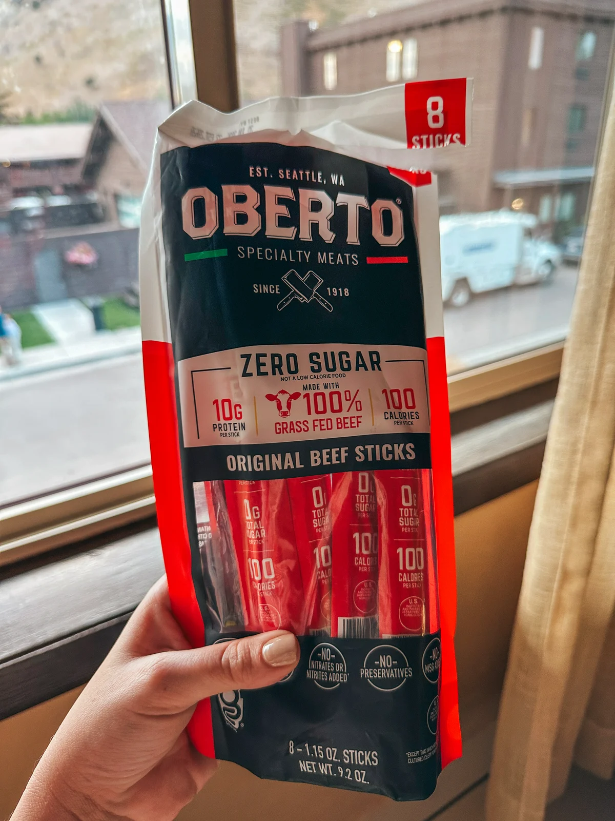 Beef Jerky Snack For Wyoming And Montana Road Trip