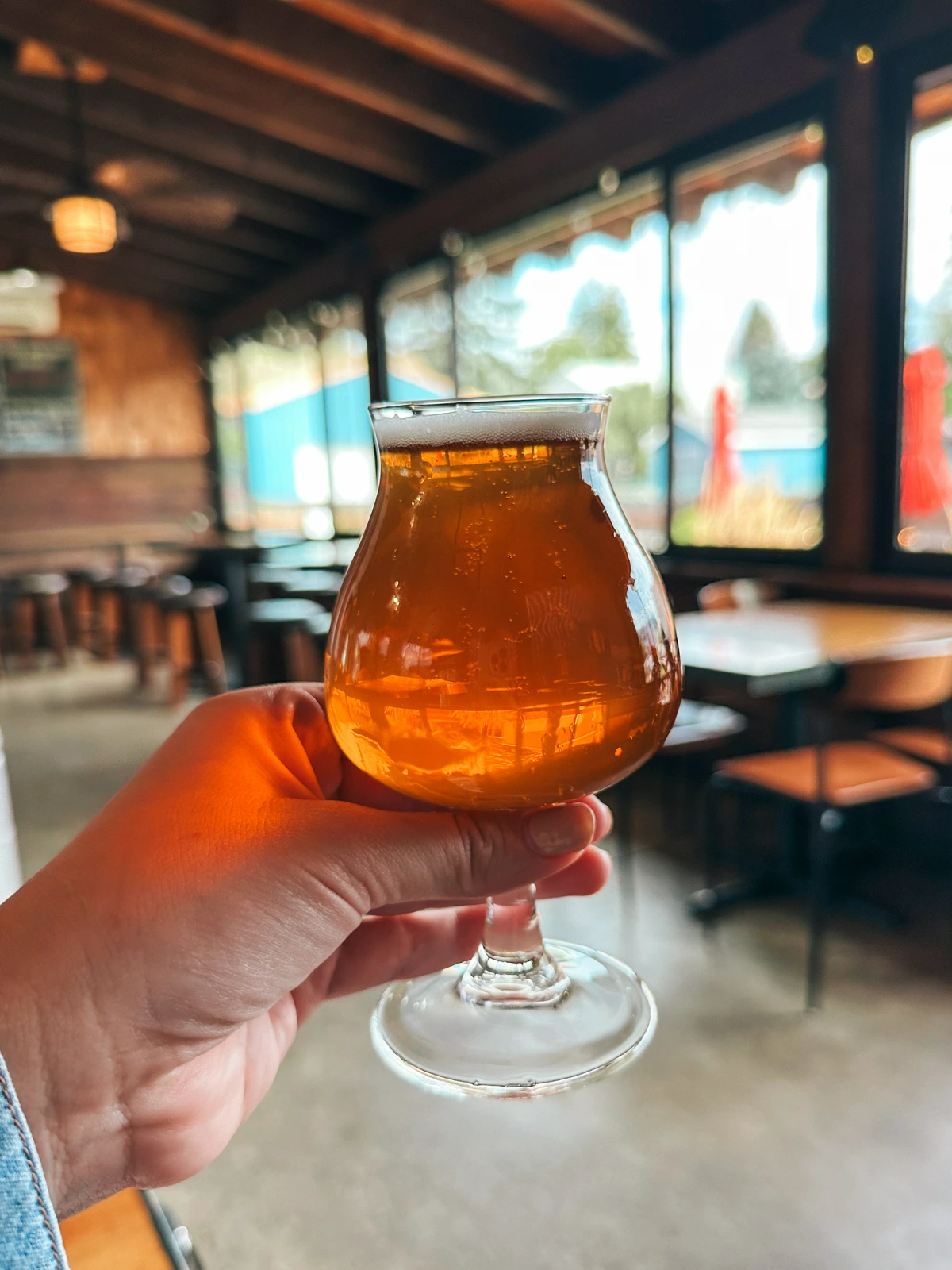 Beer From Backslope Brewing In Columbia Falls Montana