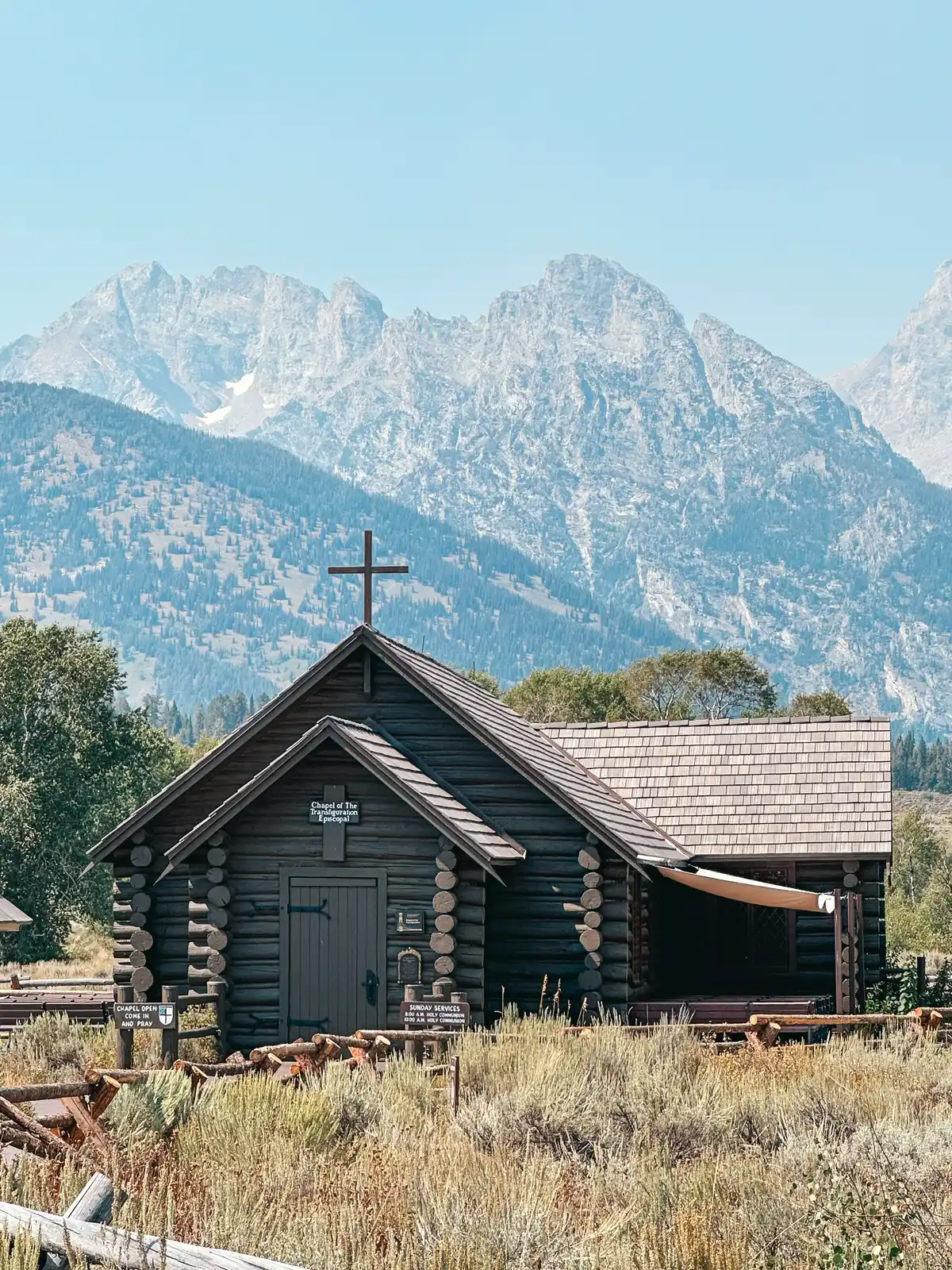 Church Of The Transfiguration In Grand Teton National Park