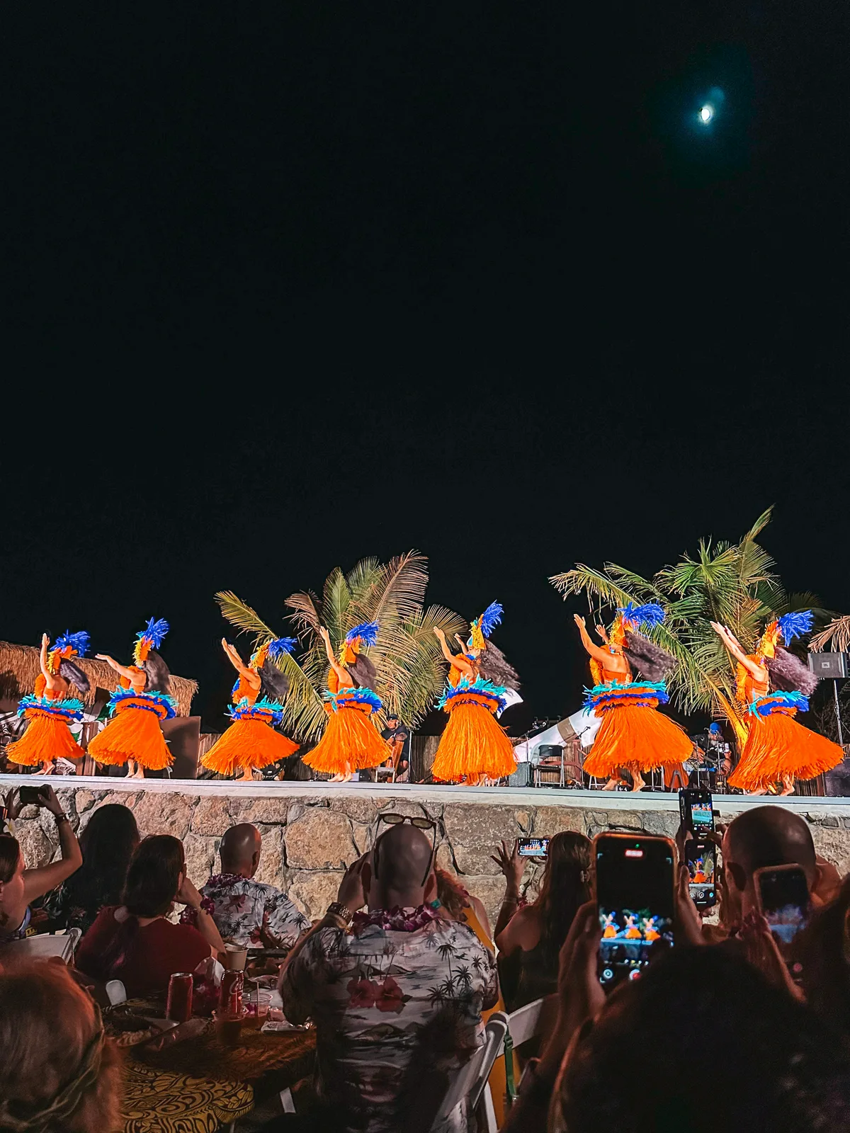 Dancers At Mauka Warriors Luau On Oahu