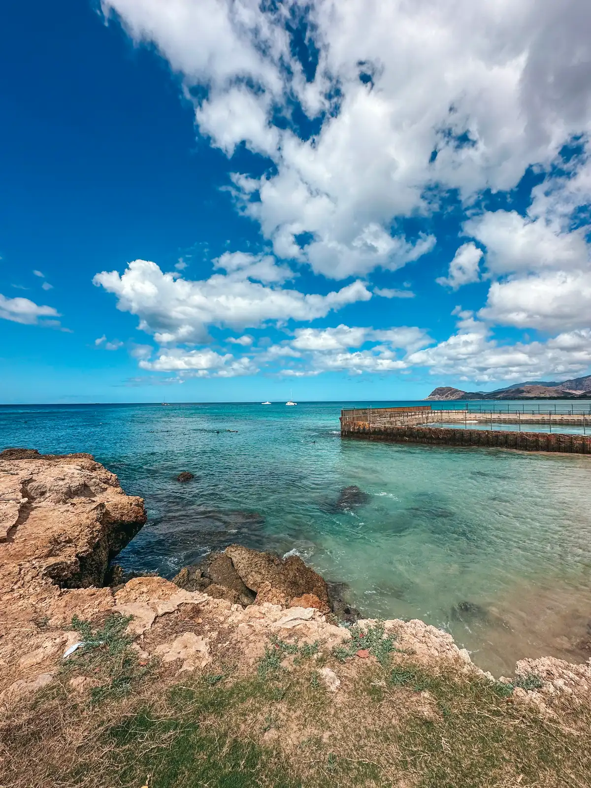 Electric Beach On The West Side Of Oahu