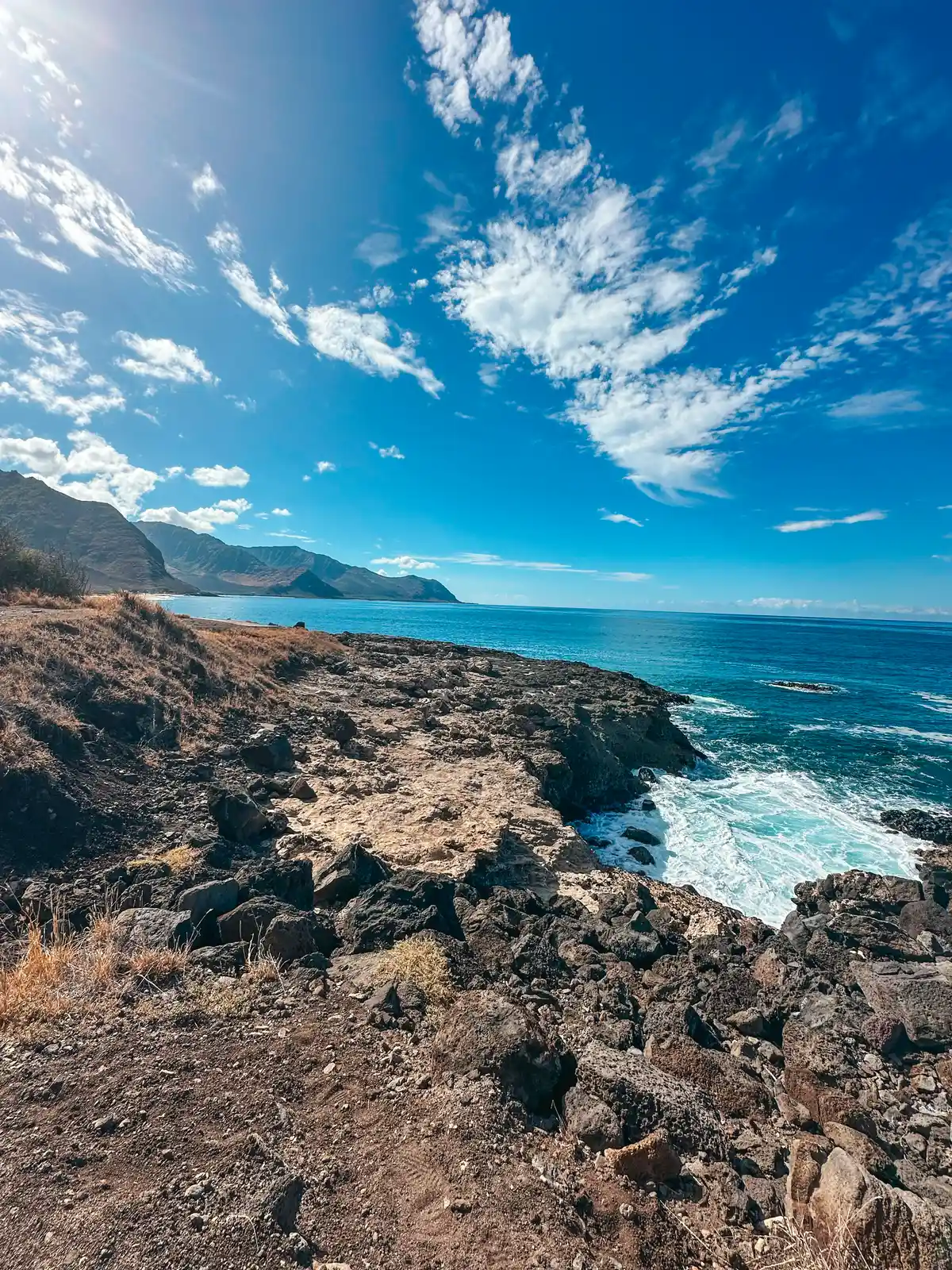 Kaena Point Trail On The West Side Of Oahu