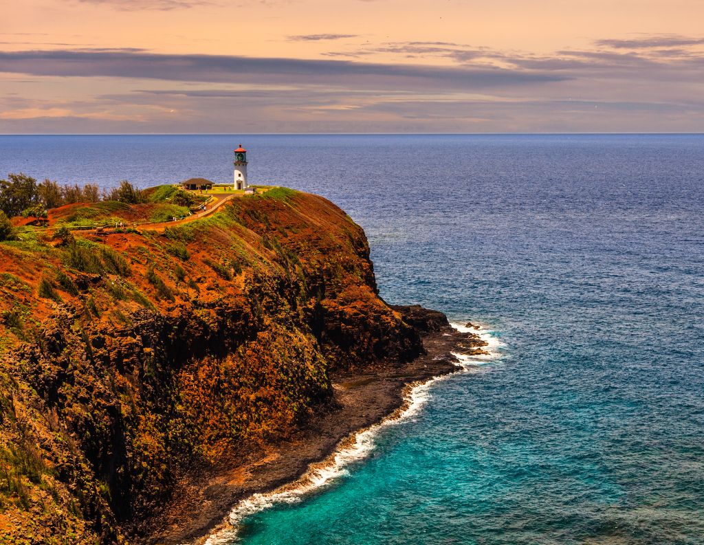 Kilauea Lighthouse On Kauai
