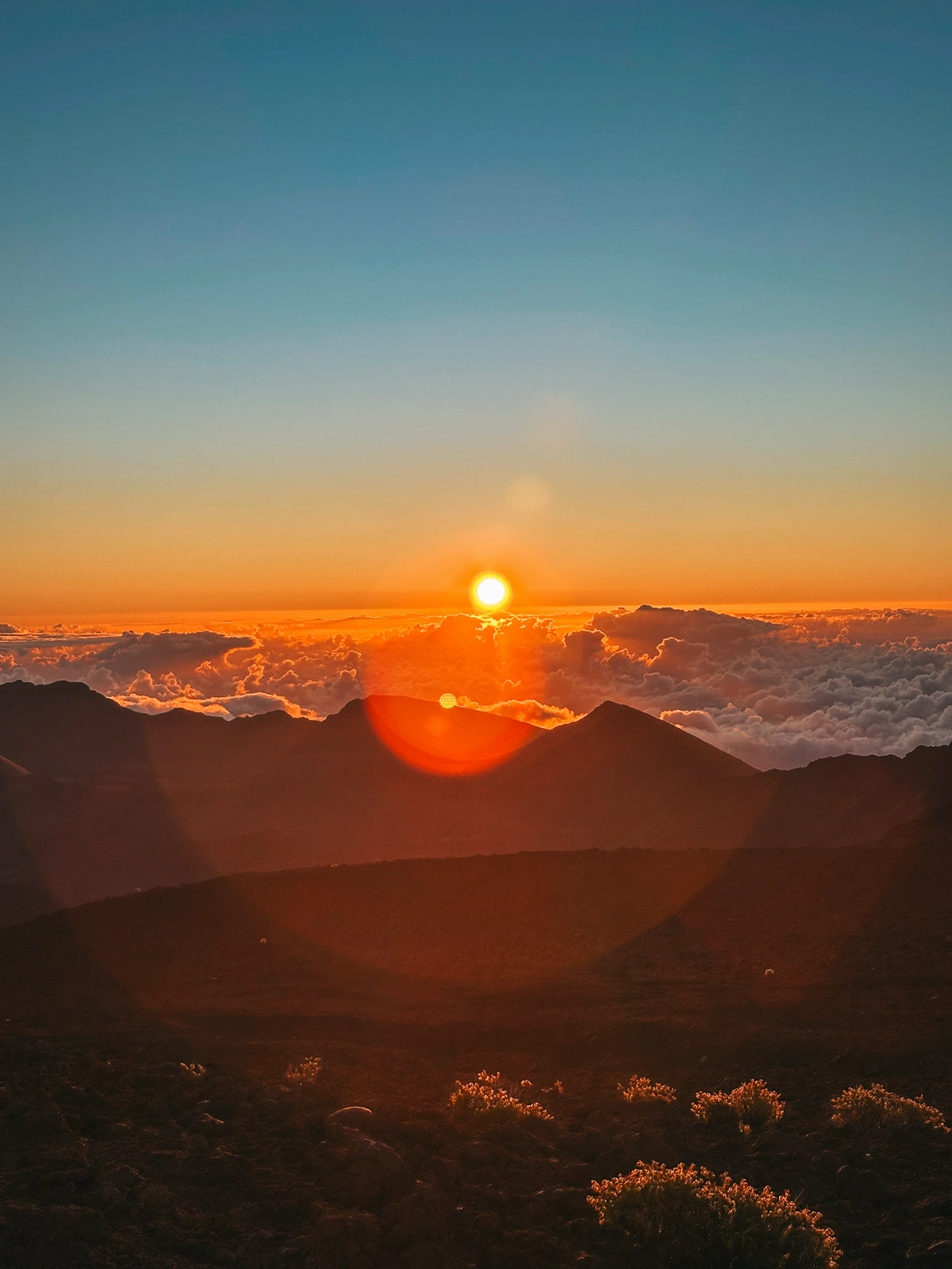Maui Haleakala Summit At Sunrise
