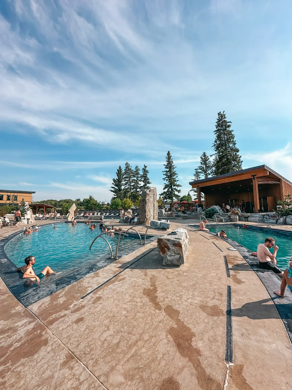 Outdoor Pools At Bozeman Hot Springs