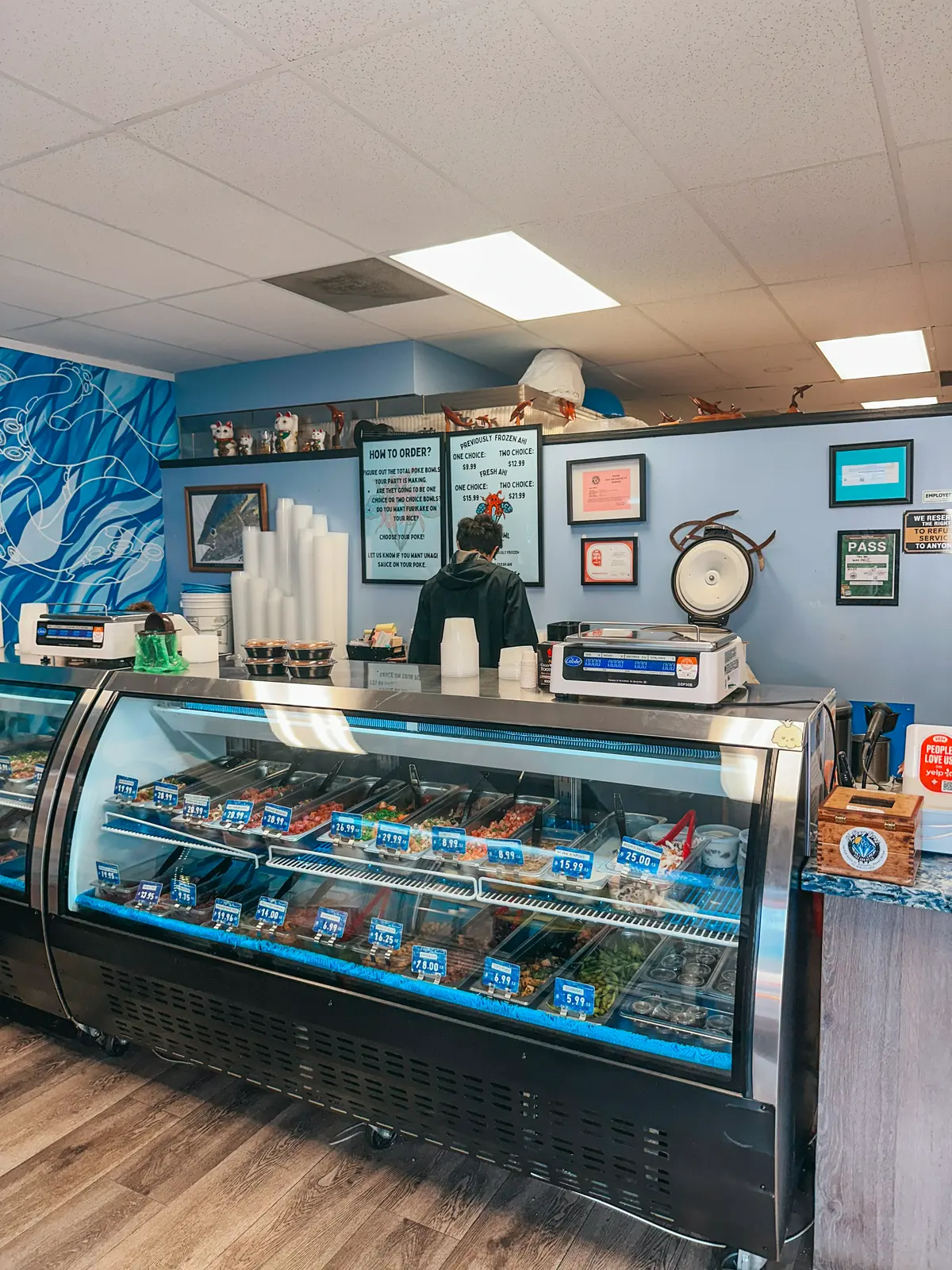 Poke Options At K.Bay Bros In Kaneohe