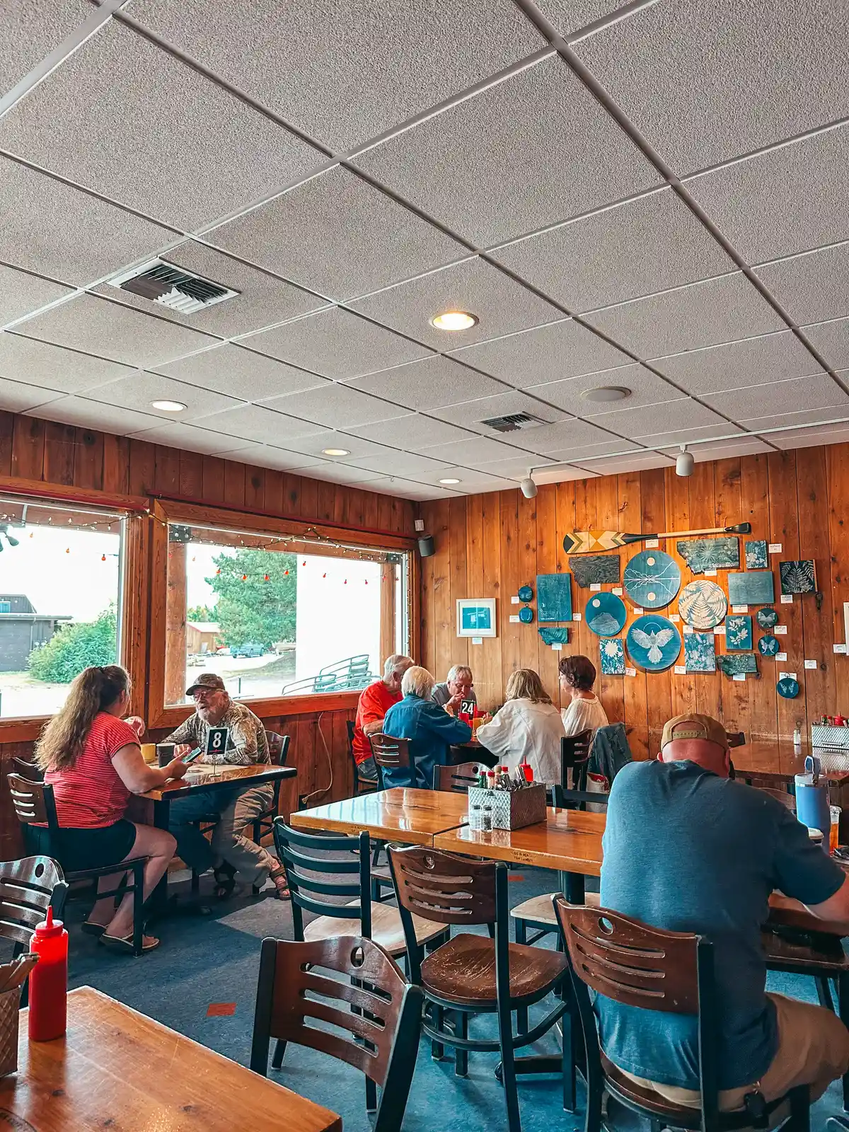 Seating At Montana Coffee Traders In Columbia Falls
