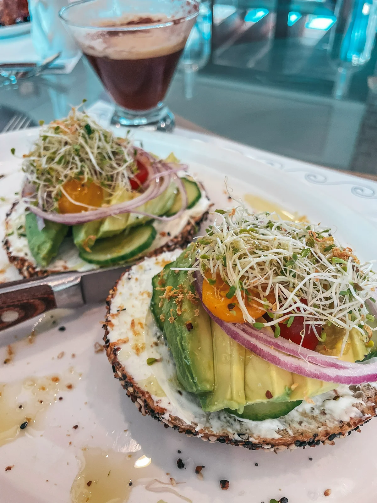 Avocado Bagel From Psomi In Tampa