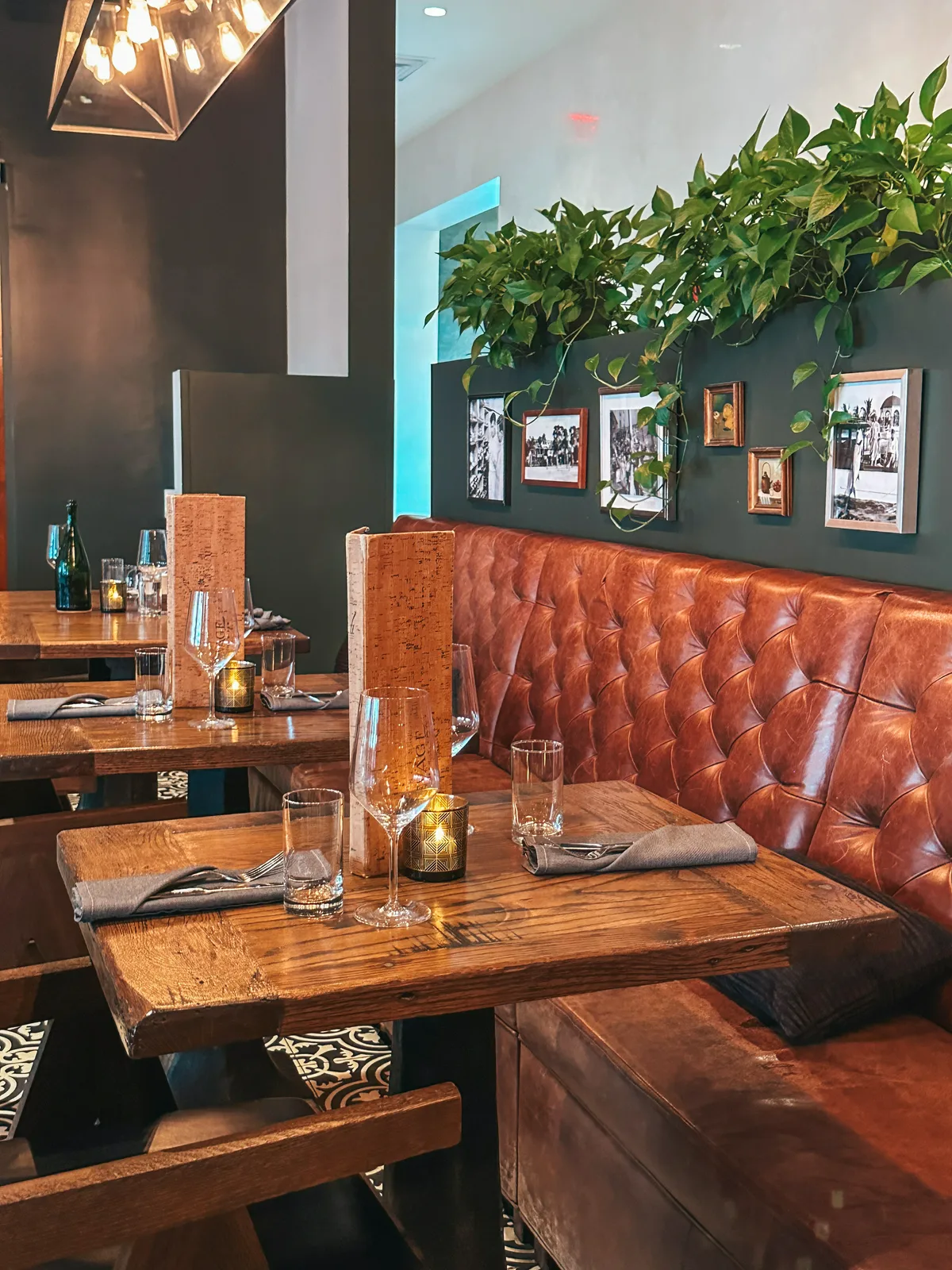 Booth Seating At Elevage In South Tampa