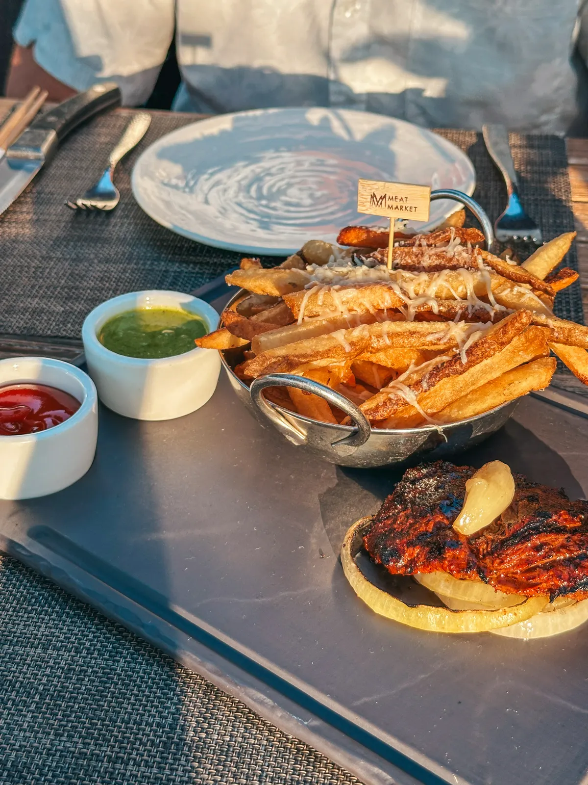 Churrasco And Truffle Fries From Meat Market Happy Hour In Tampa 1