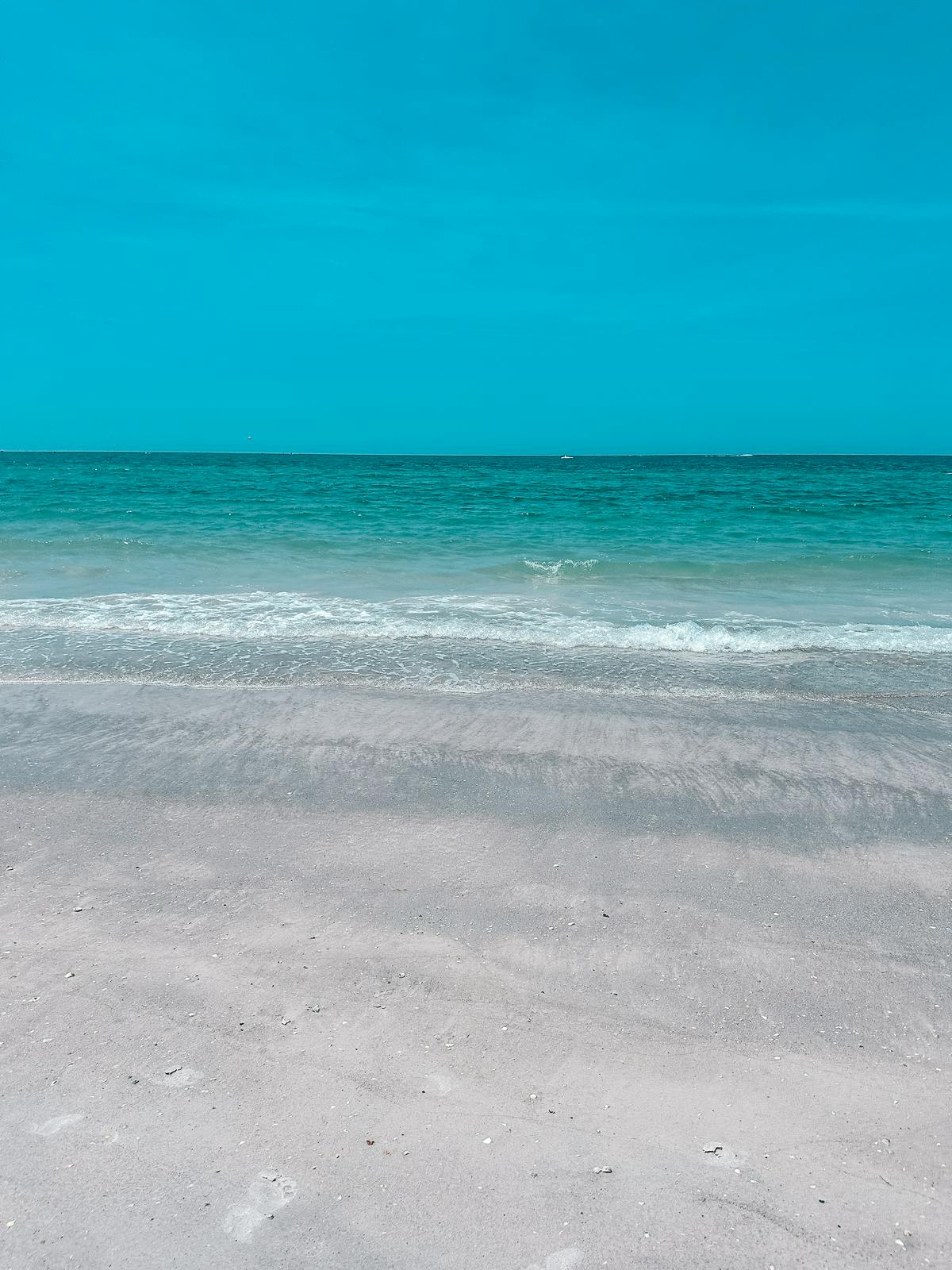 Clear Water At Madeira Beach In Florida