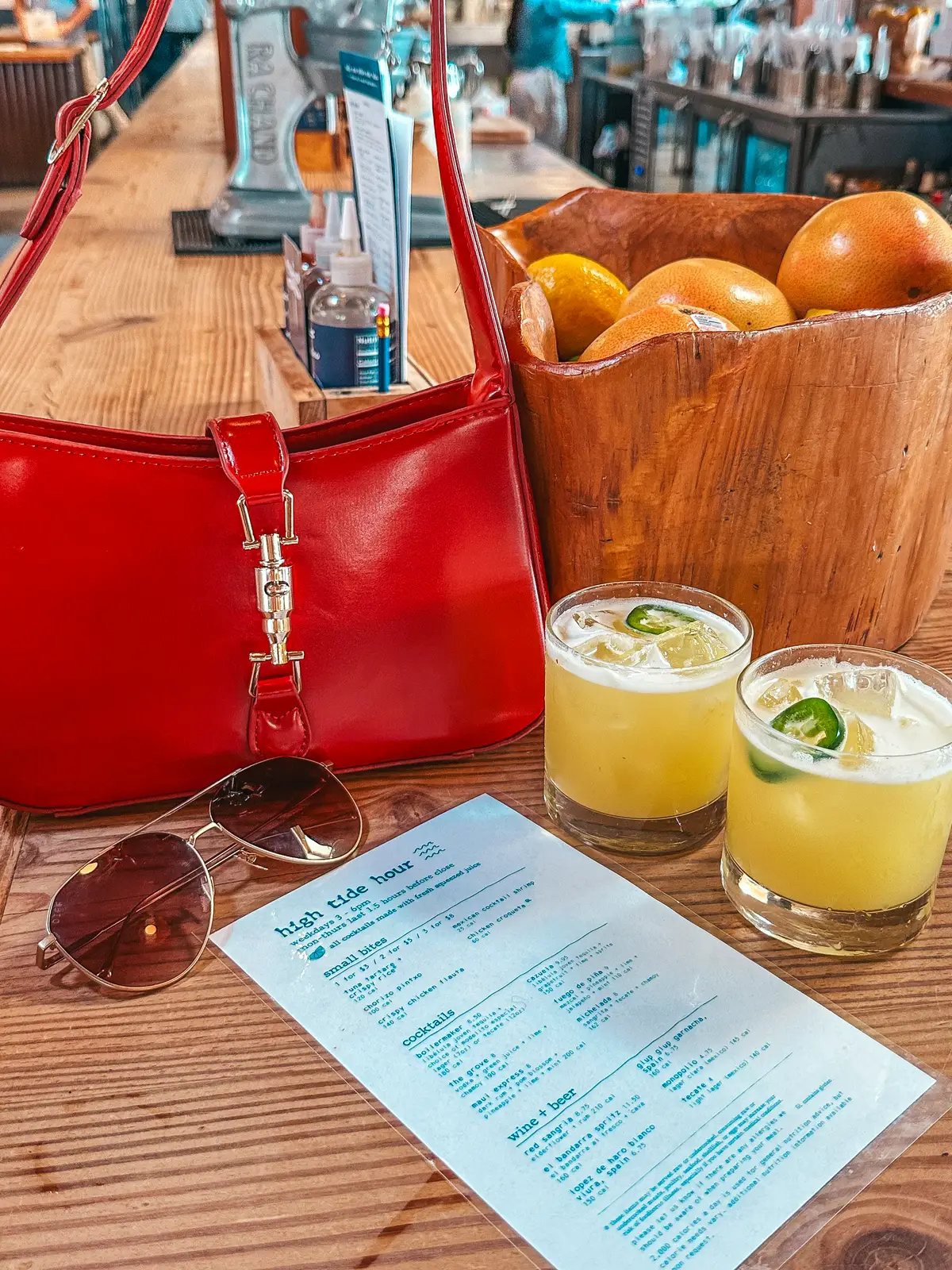 Cocktails And High Tide Hour Menu At Bartaco In Hyde Park Village Tampa 1