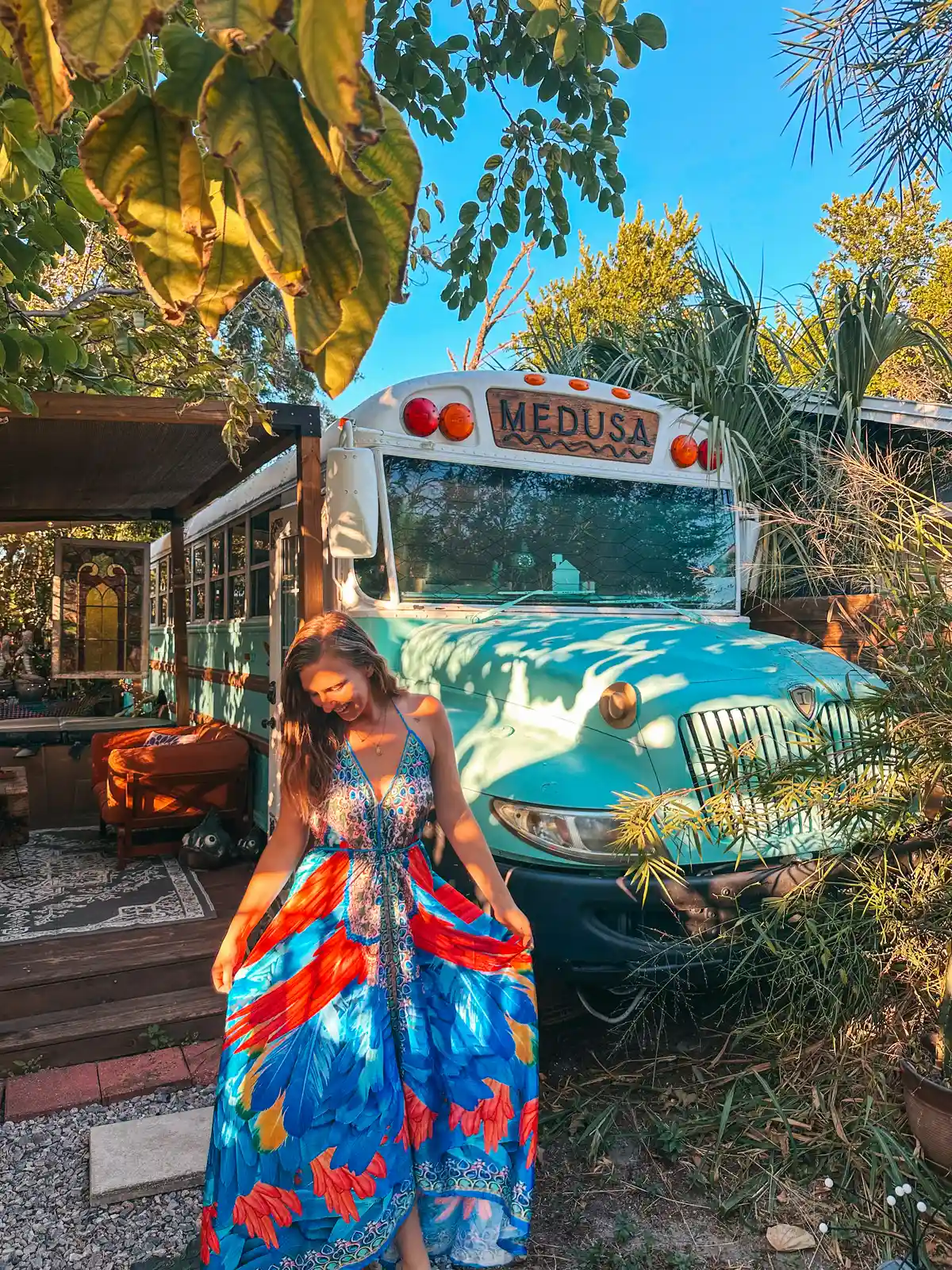 Cozy AF Medusa Bus Unique Stay In Tampa