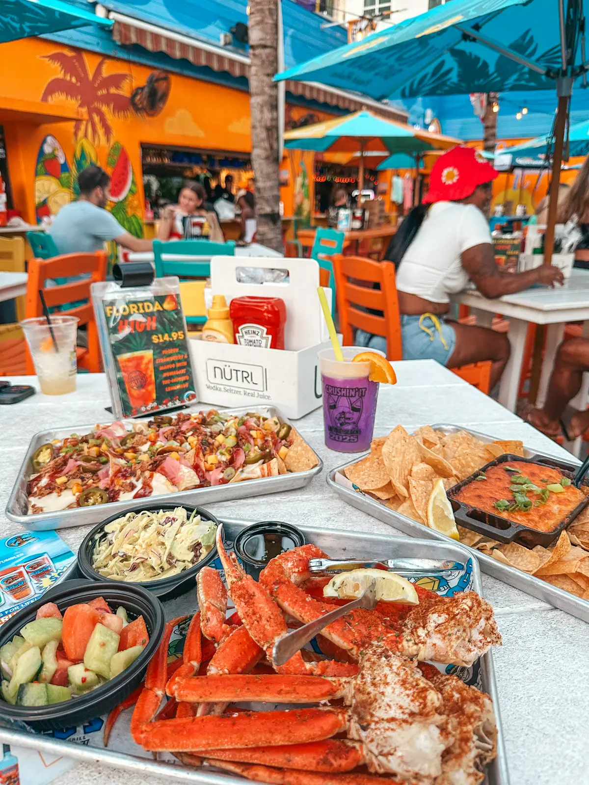Crab Legs And Nachos From Cocos On Clearwater Beach