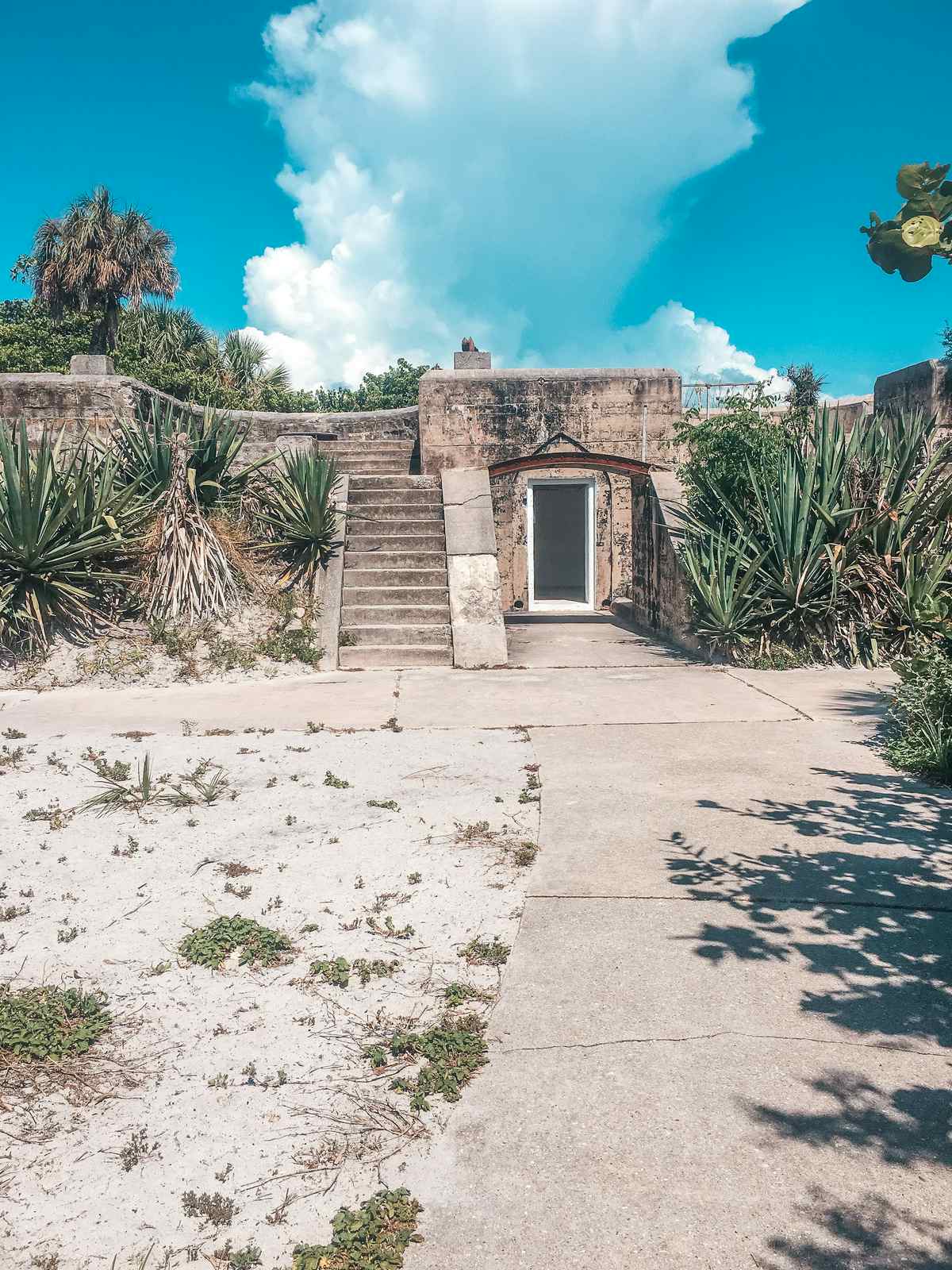 Fort Dade On Egmont Key In Florida